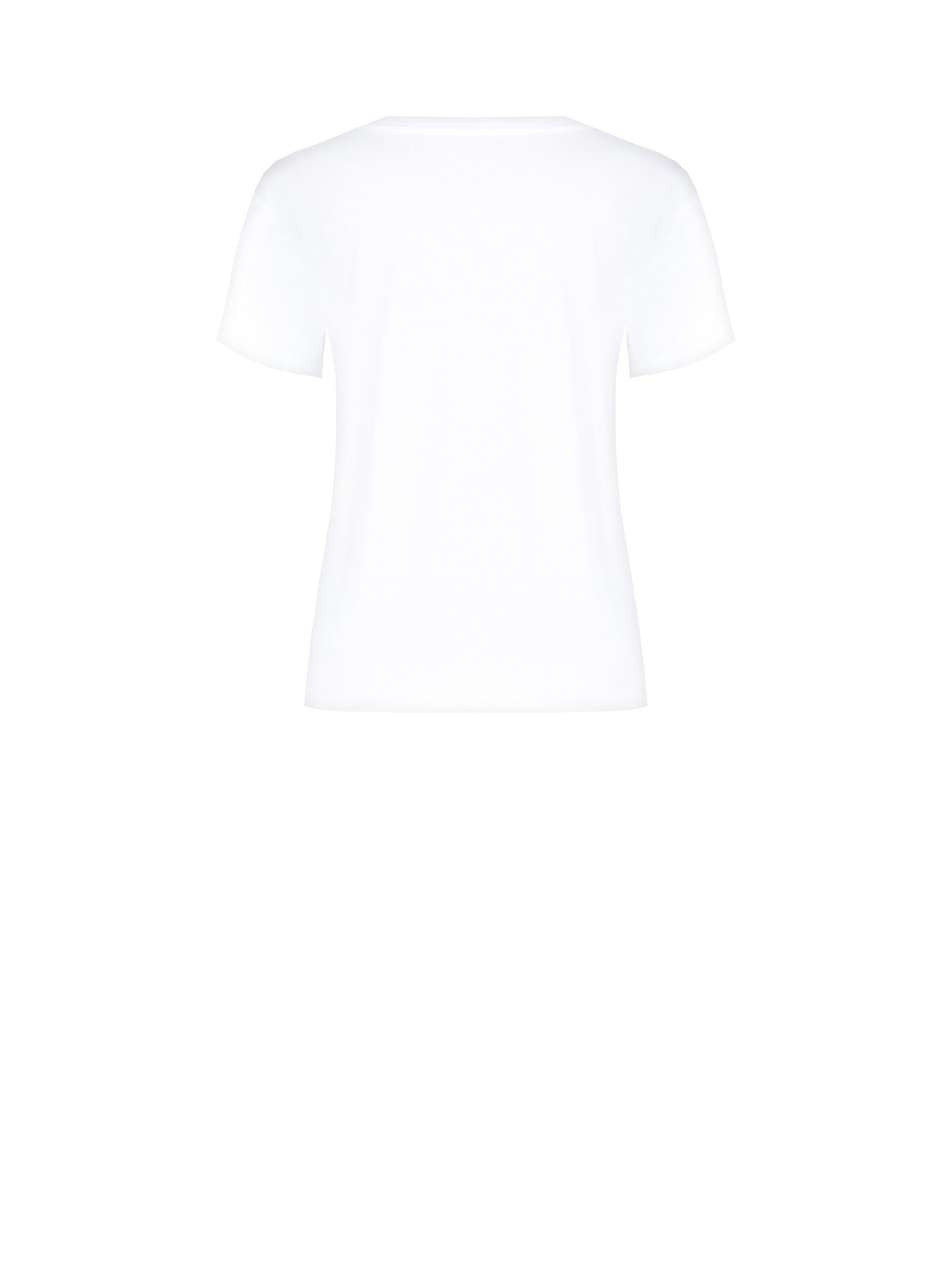 Regular Cotton T-Shirt with Rinascimento Slogan