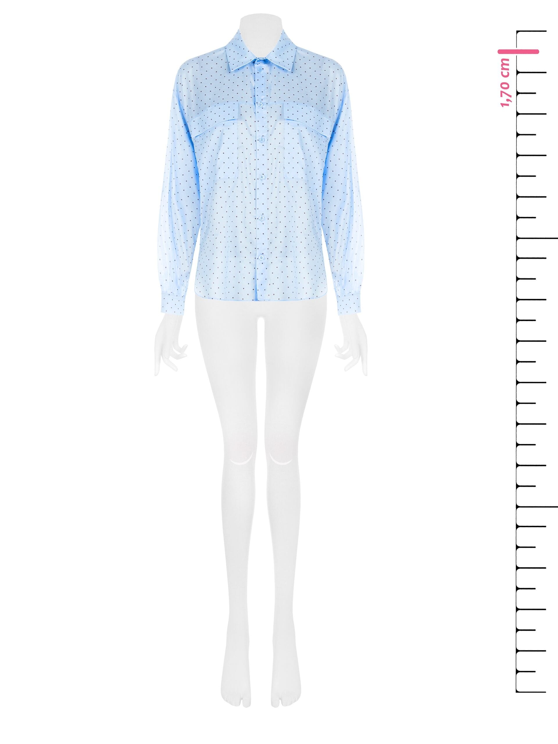 Chemise ample en tissu léger avec poches Rinascimento