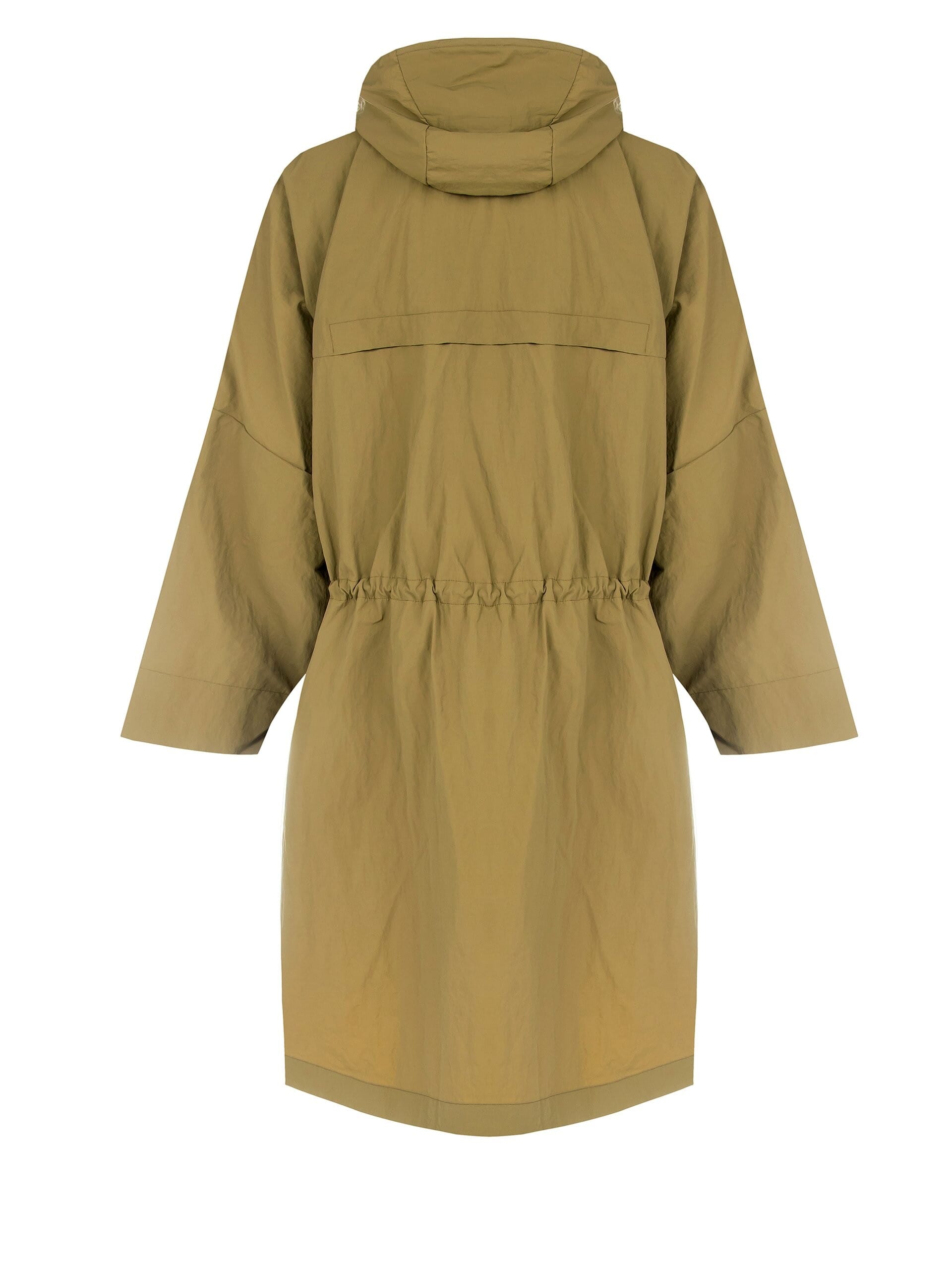 Giacca Parka Over Impermeabile Effetto Stropicciato Con Cappuccio Rinascimento