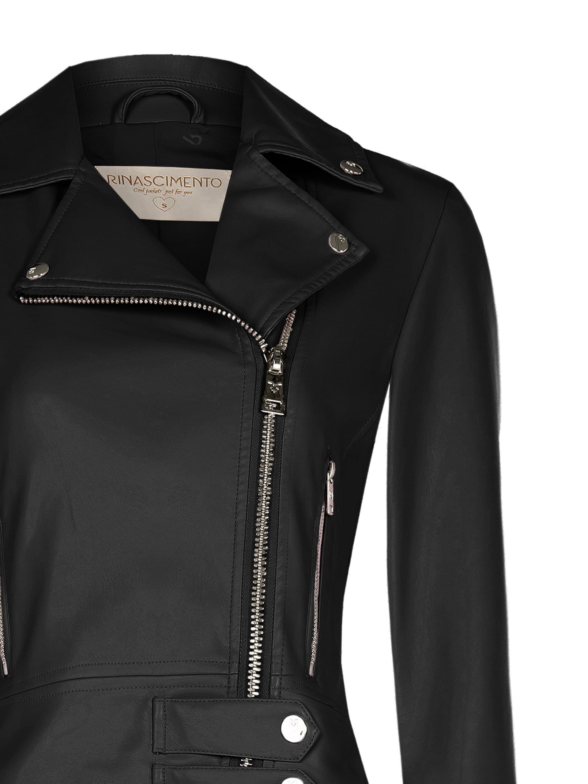 Giubbotto Chiodo In Similpelle Rinascimento