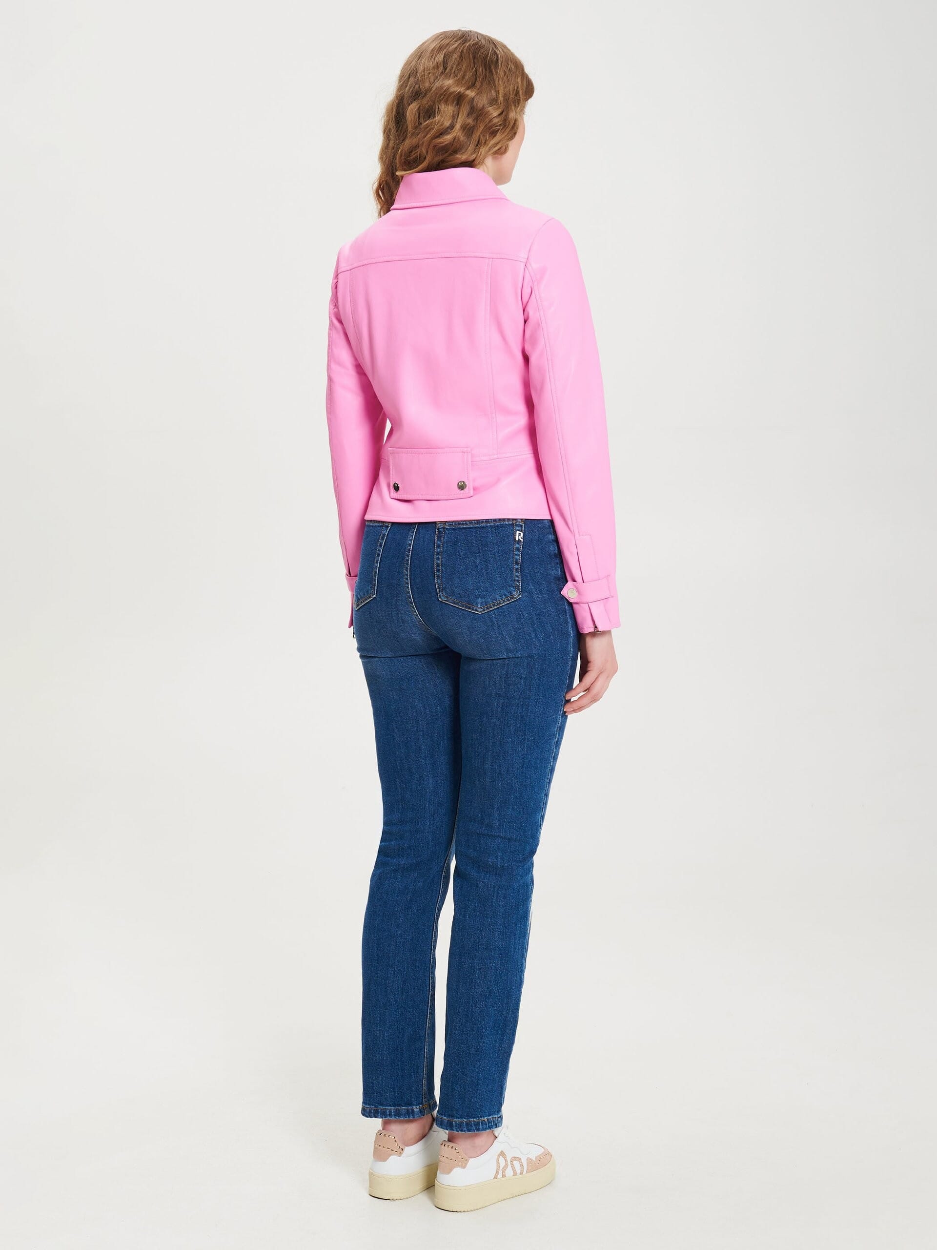 Giubbotto Chiodo In Similpelle Rinascimento