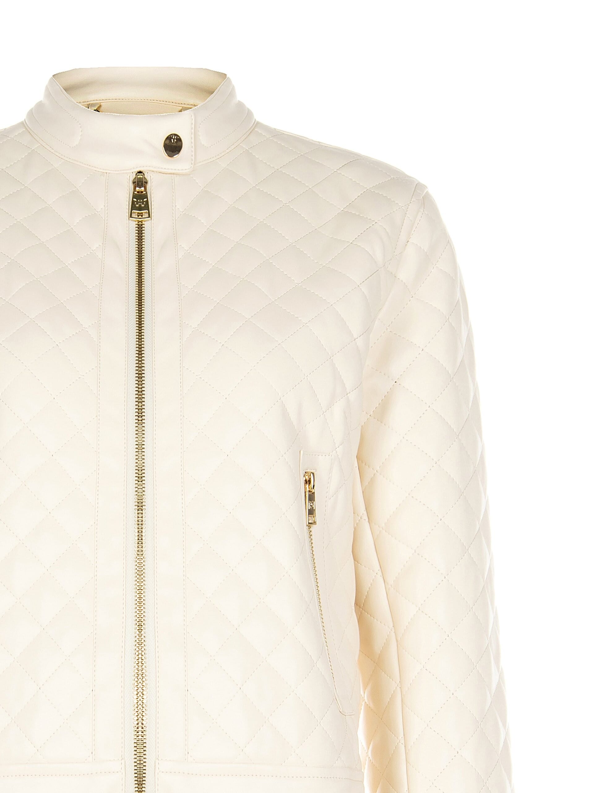 Giubbotto Corto Sfiancato E Trapuntato In Similpelle Rinascimento