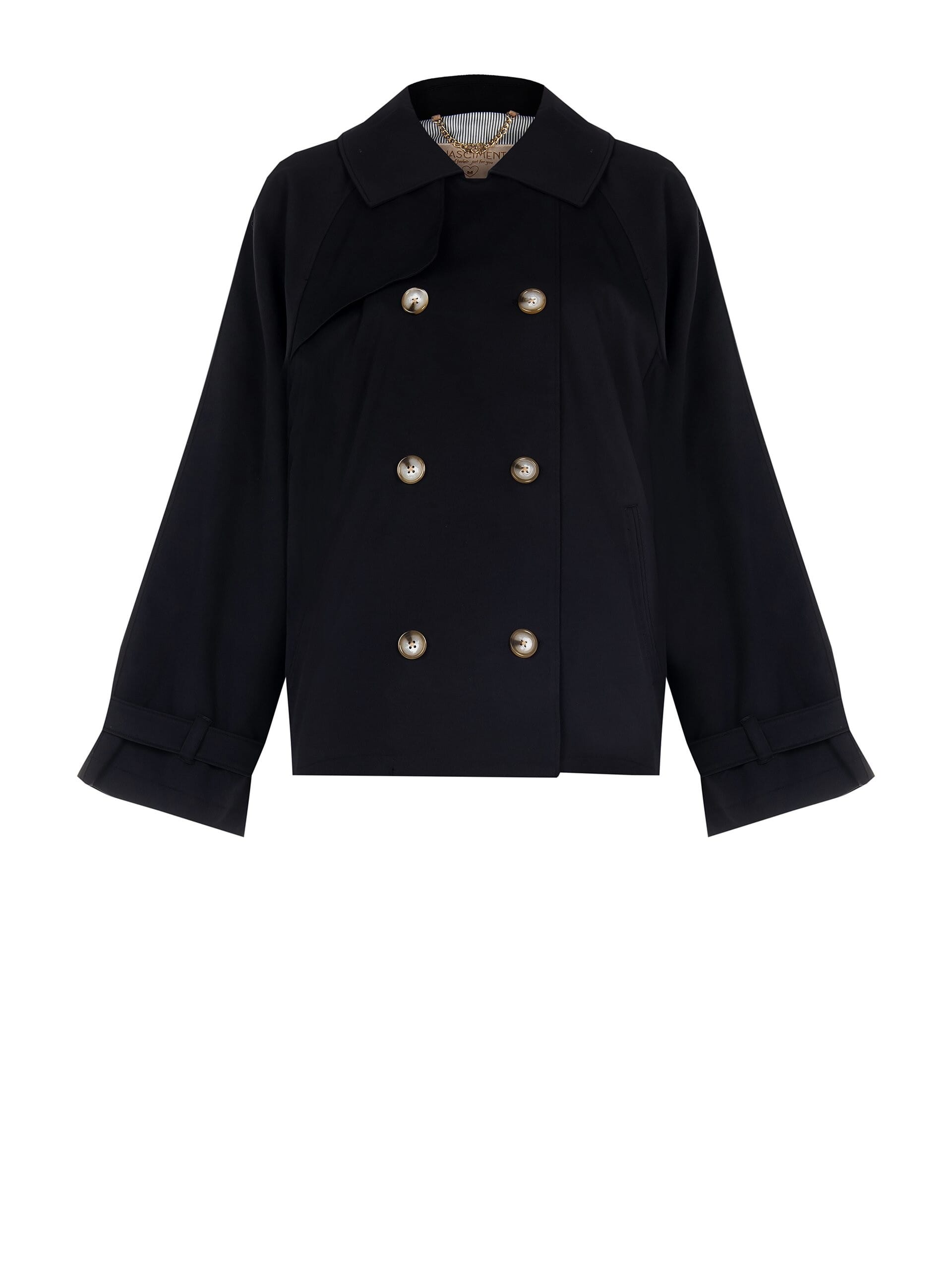 Cappotto Corto Ampio Stile Trench Rinascimento