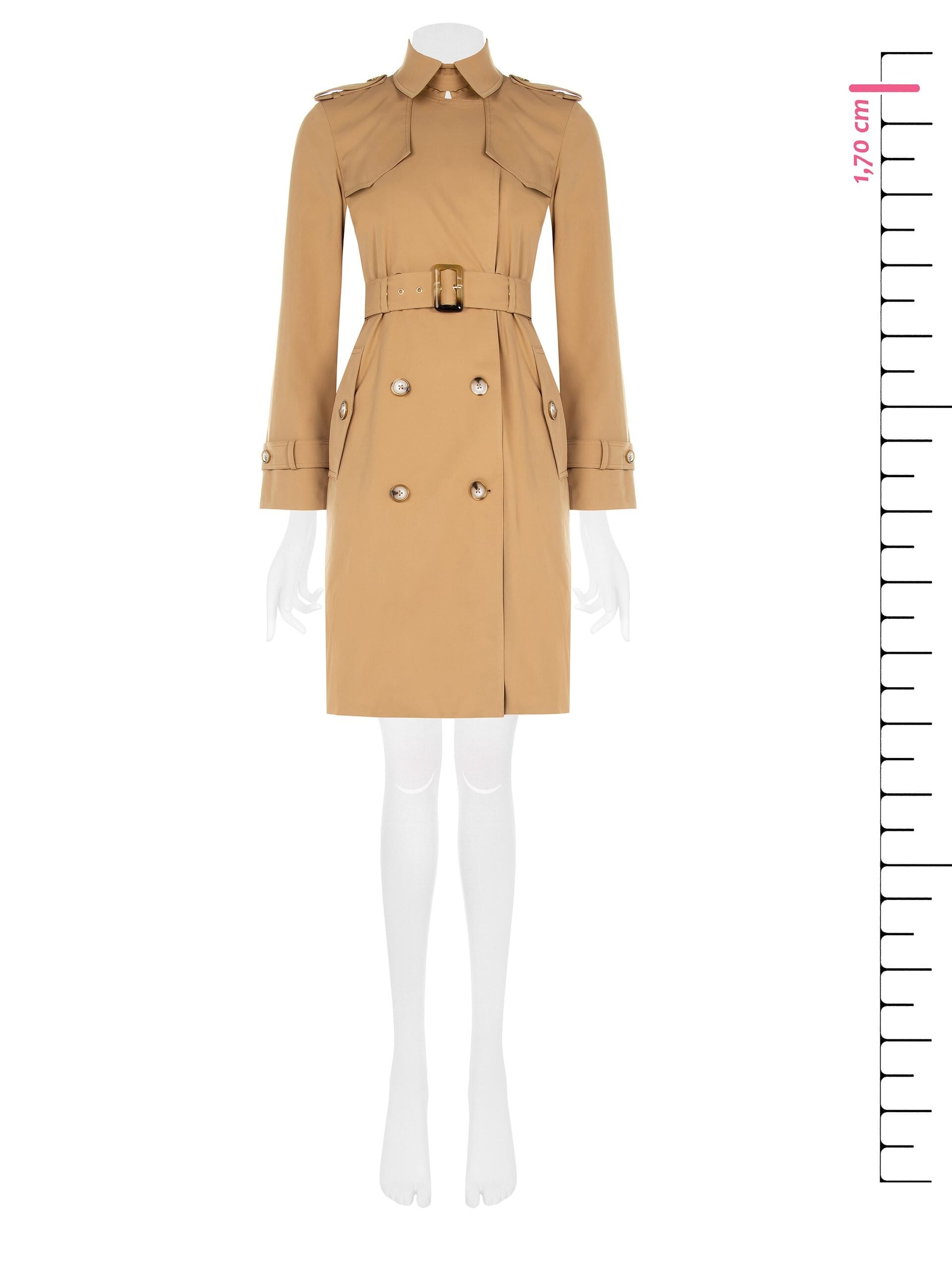 Trench Coat With Coordinating Belt Rinascimento