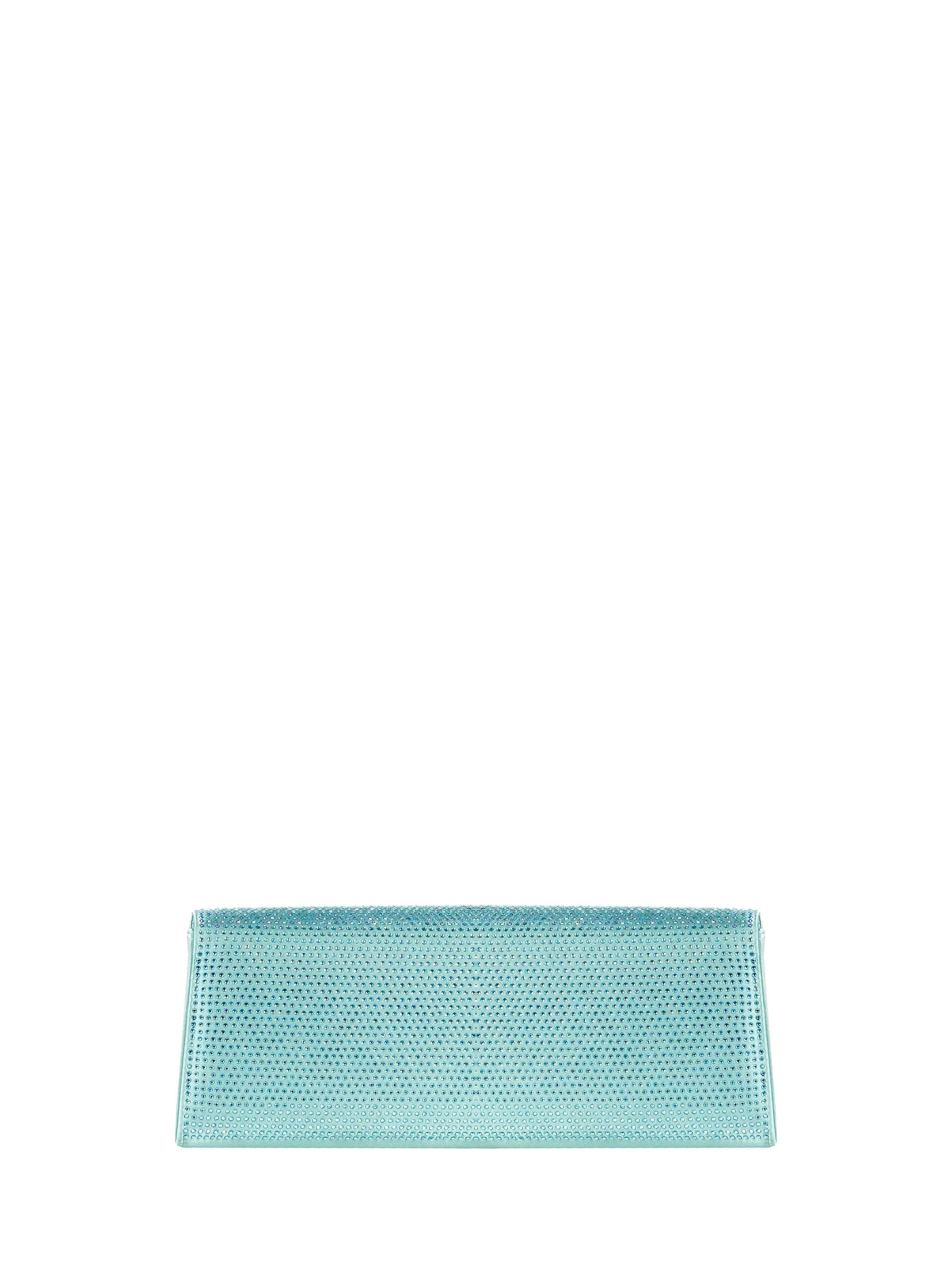 Pochette Ricoperta Di Strass Con Tracolla A Catena Rimovibile Rinascimento