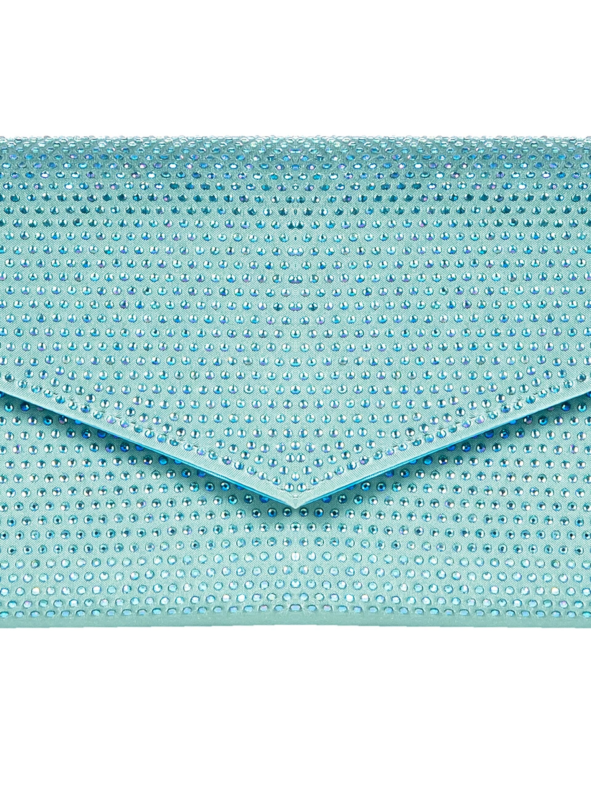 Pochette Ricoperta Di Strass Con Tracolla A Catena Rimovibile Rinascimento