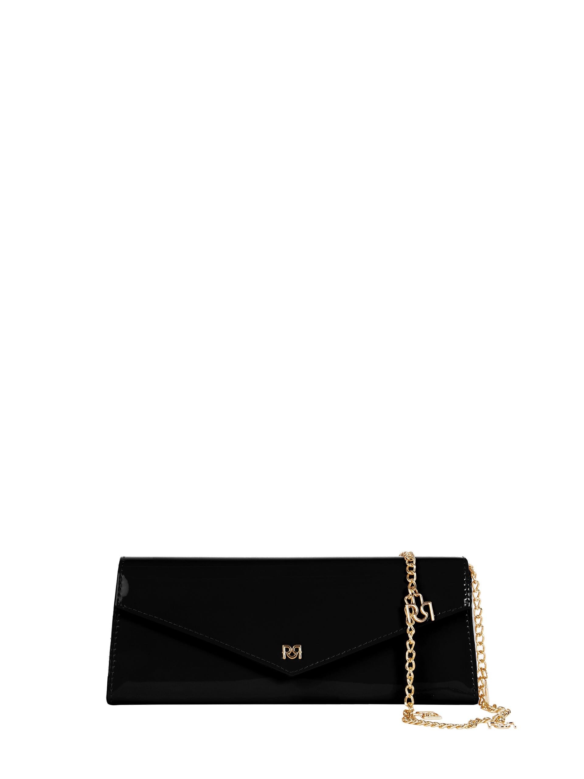 Pochette In Vernice Con Logo RR E Tracolla A Catena Rimovibile Rinascimento