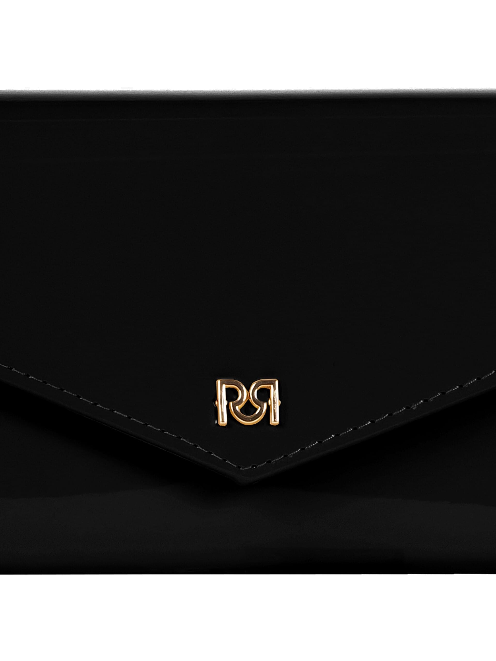 Pochette In Vernice Con Logo RR E Tracolla A Catena Rimovibile Rinascimento