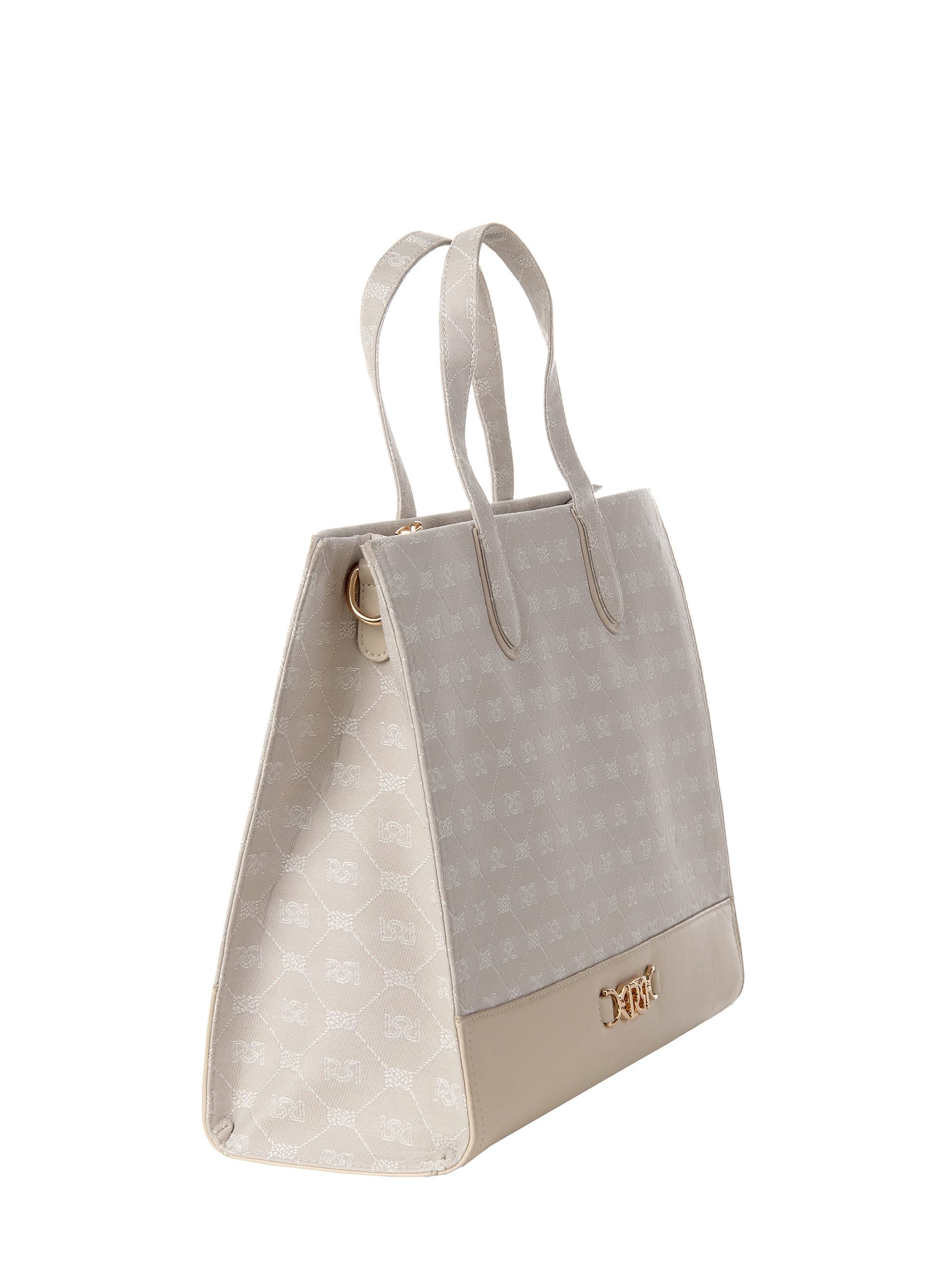 Borsa Maxi A Mano Effetto Canvas Con Tracolla Rimovibile Rinascimento