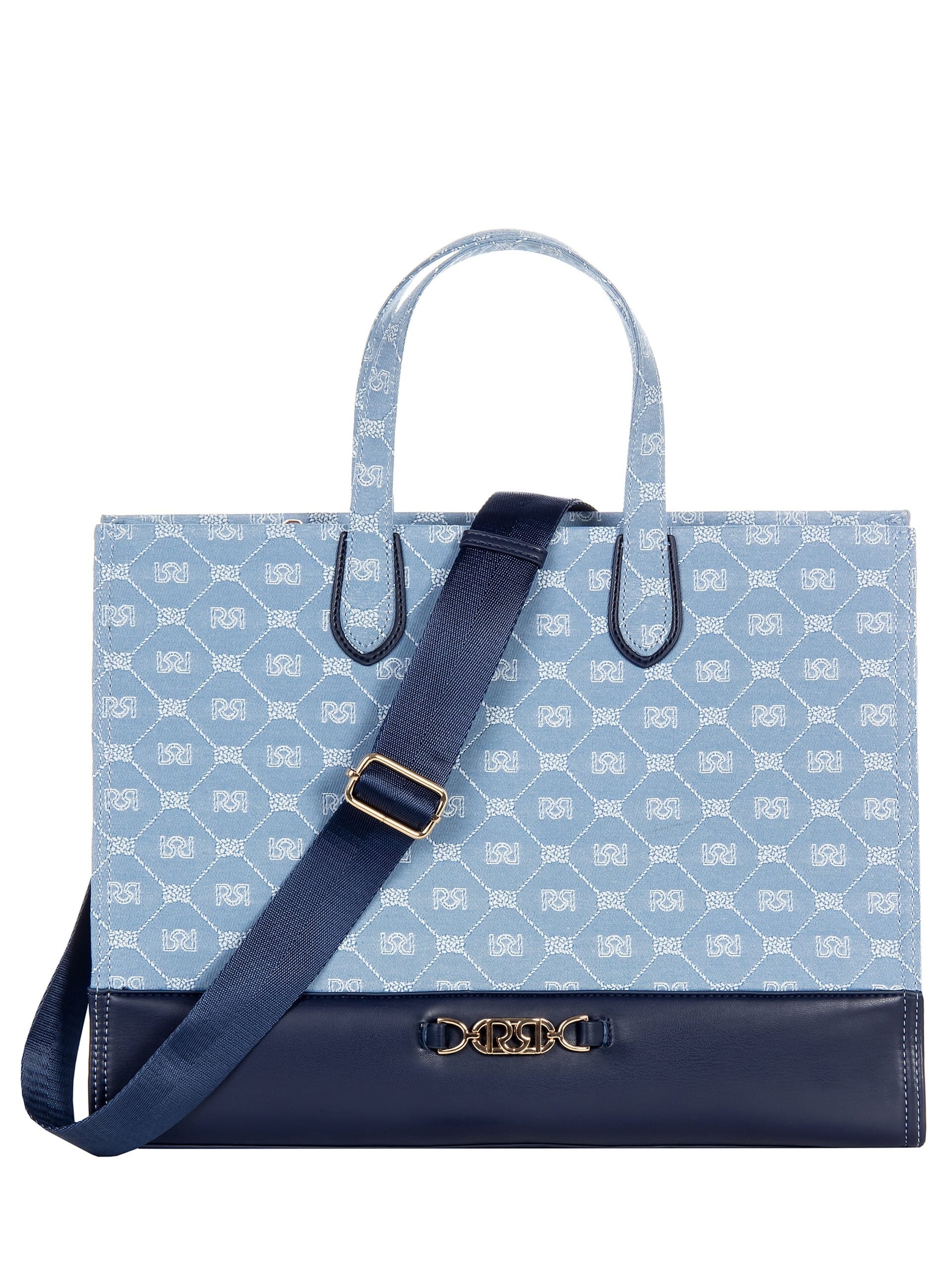 Borsa Maxi A Mano Effetto Canvas Con Tracolla Rimovibile Rinascimento