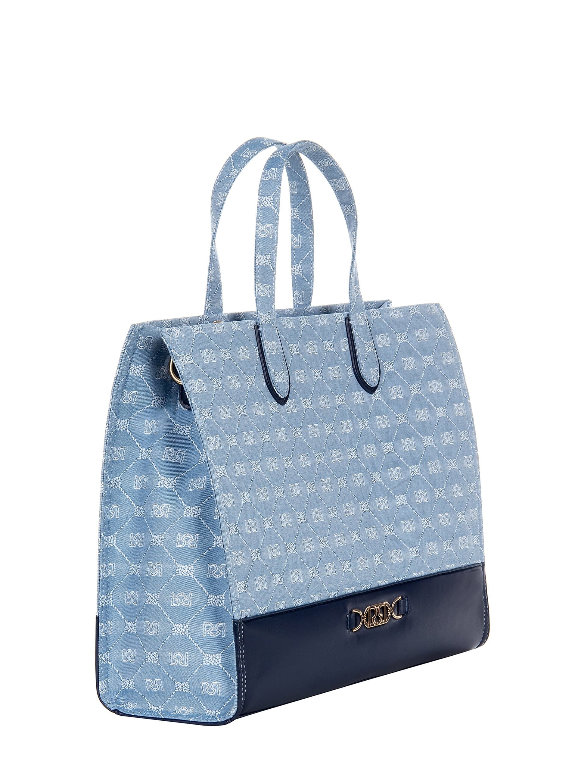 Borsa Maxi A Mano Effetto Canvas Con Tracolla Rimovibile Rinascimento