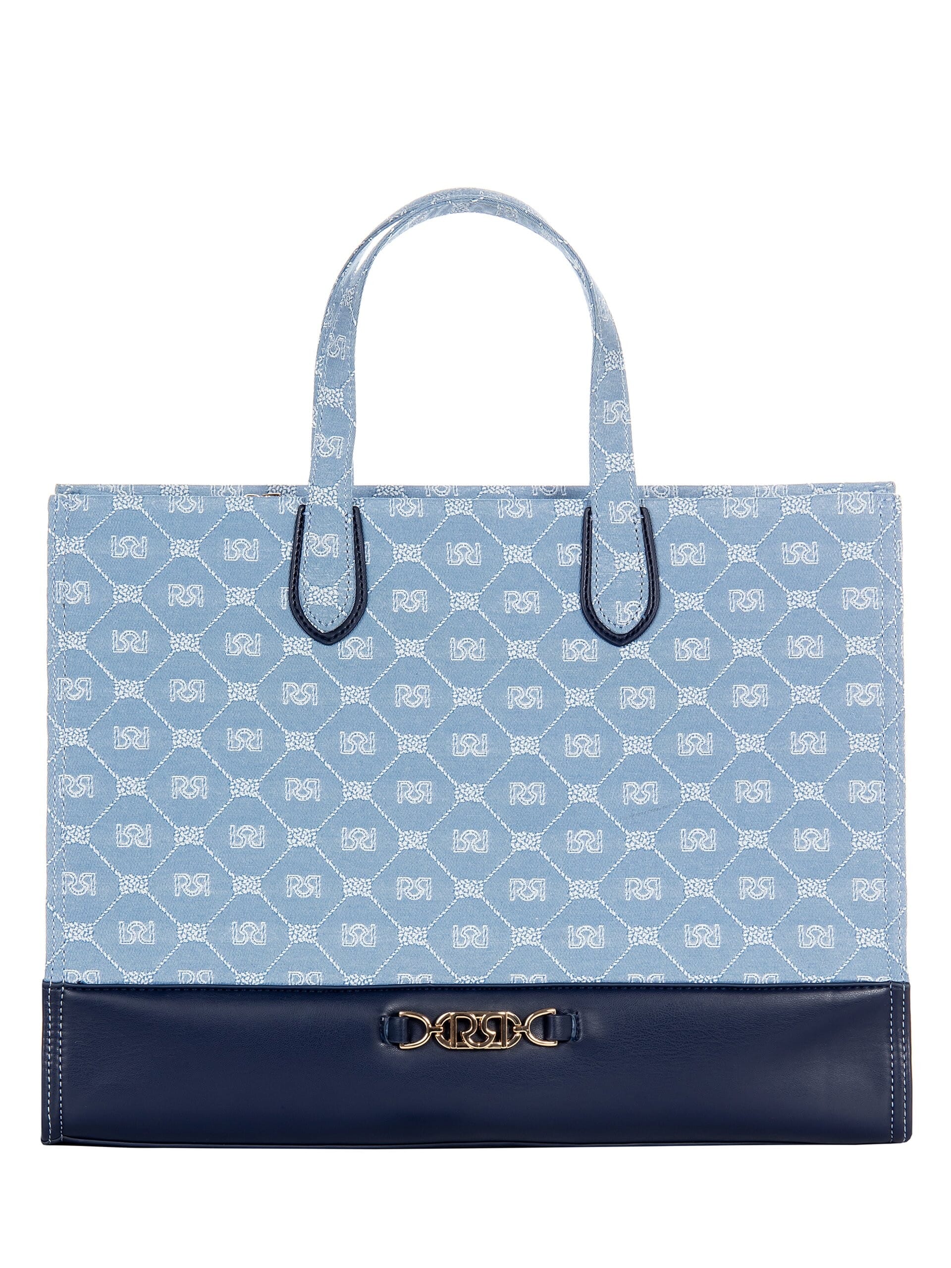 Borsa Maxi A Mano Effetto Canvas Con Tracolla Rimovibile Rinascimento