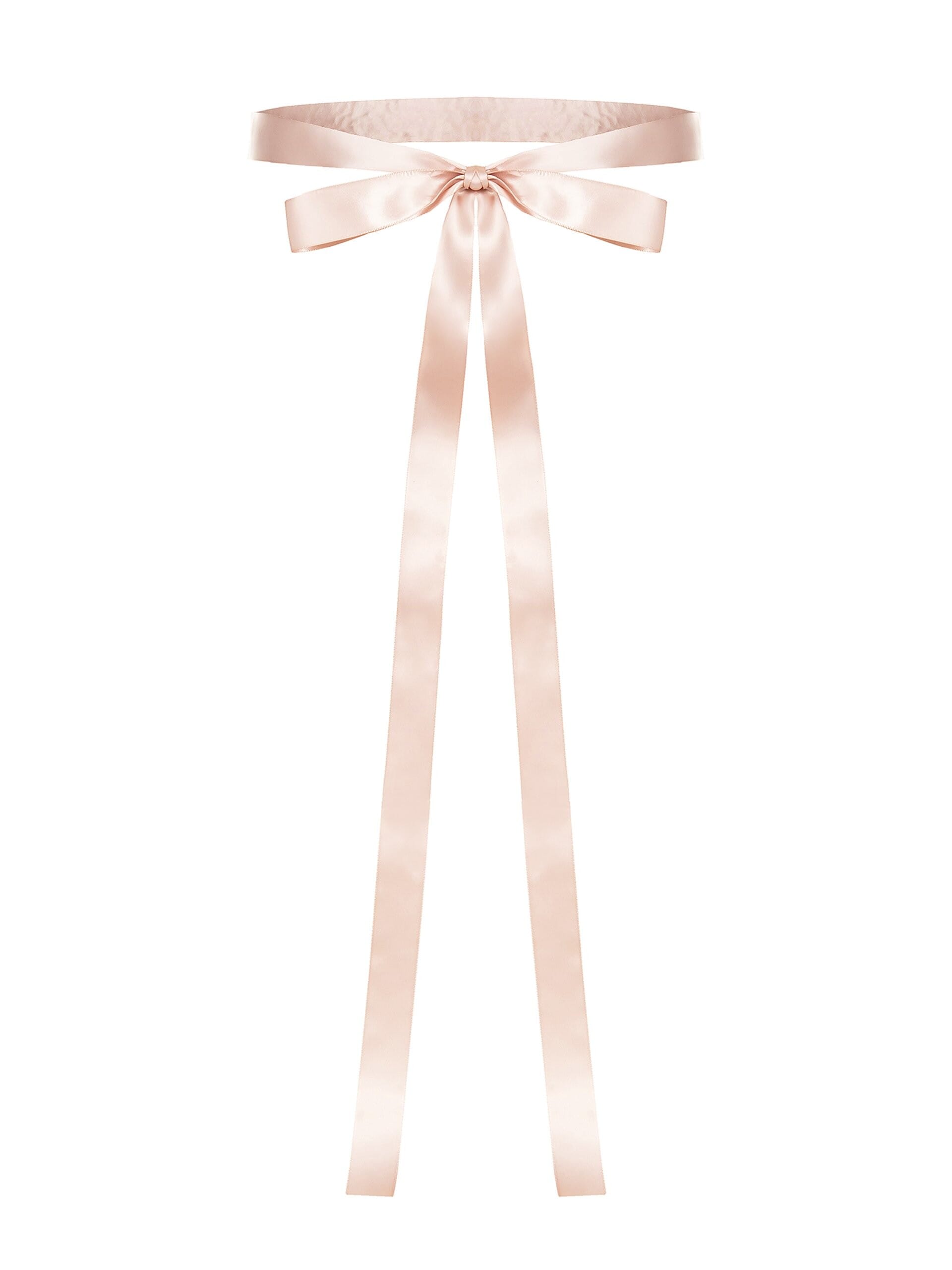 Ceinture ornée de strass et d'un long ruban de satin Rinascimento