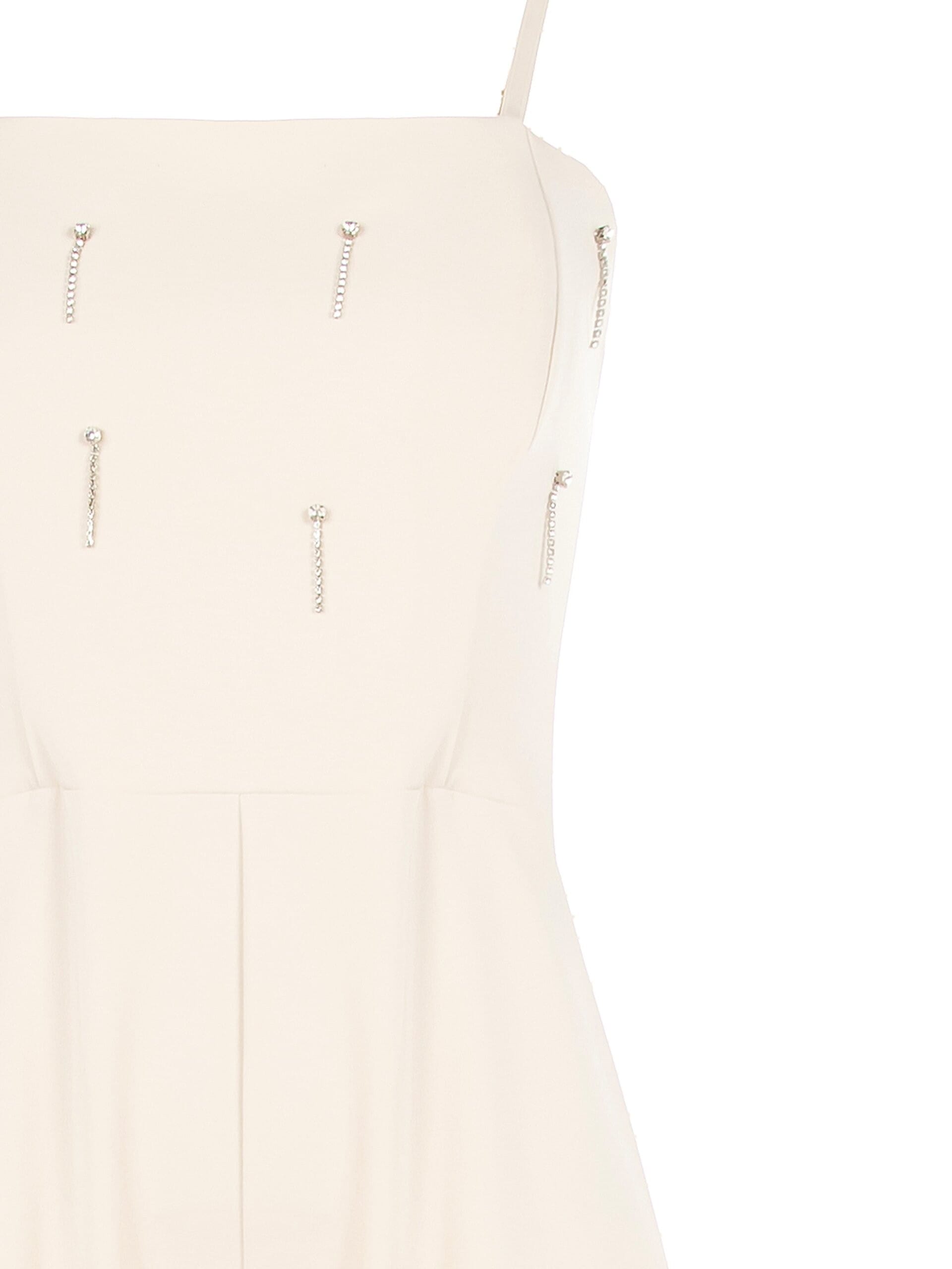 Costume une pièce Palazzo en tissu technique avec strass Rinascimento