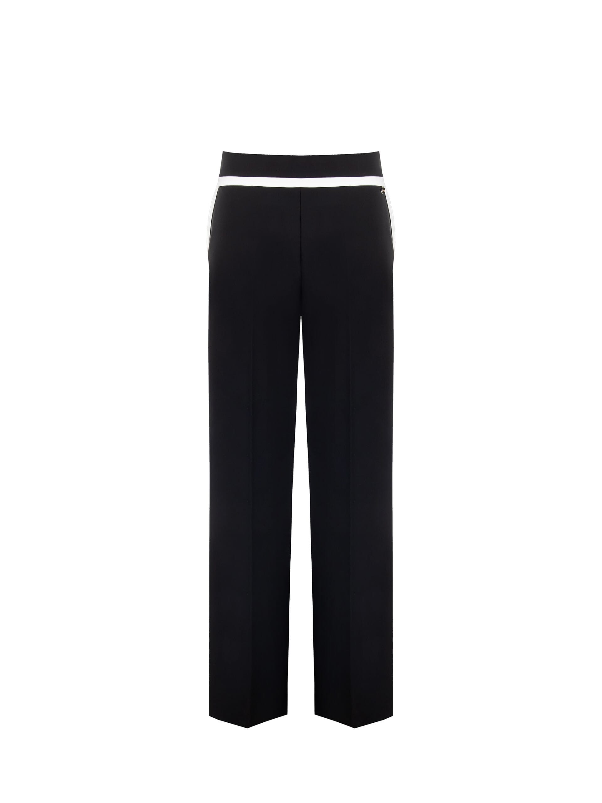 Pantaloni Palazzo In Tessuto Tecnico Con Tasche Rinascimento