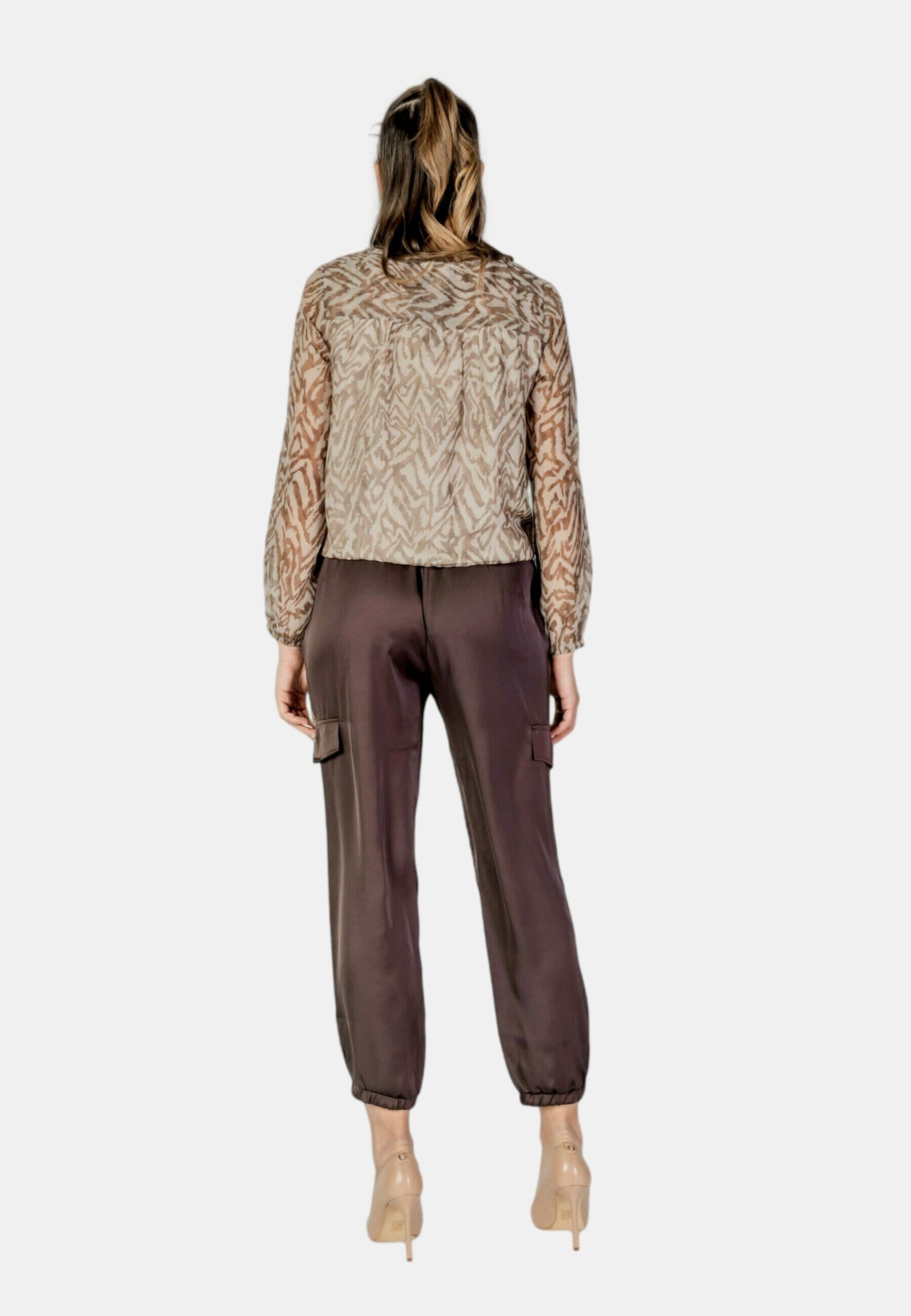 Pantaloni Jogging In Raso Liu Jo