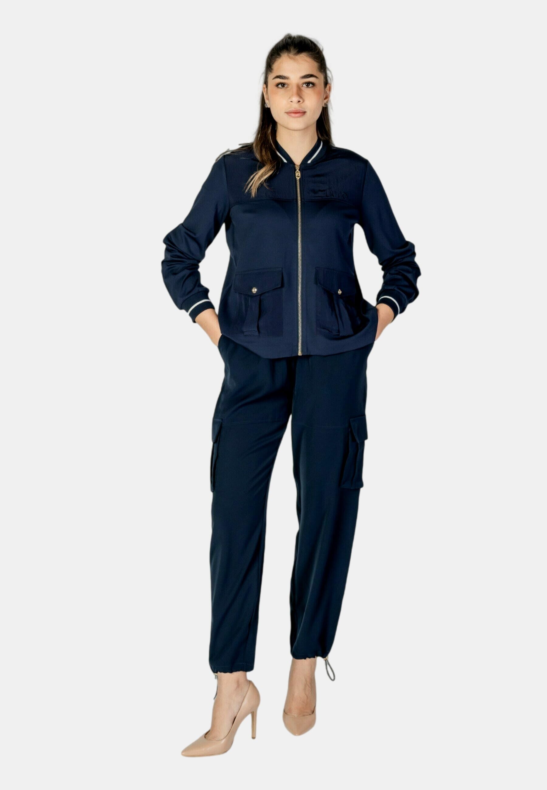 Felpa Aperta Tinta Unita Liu Jo