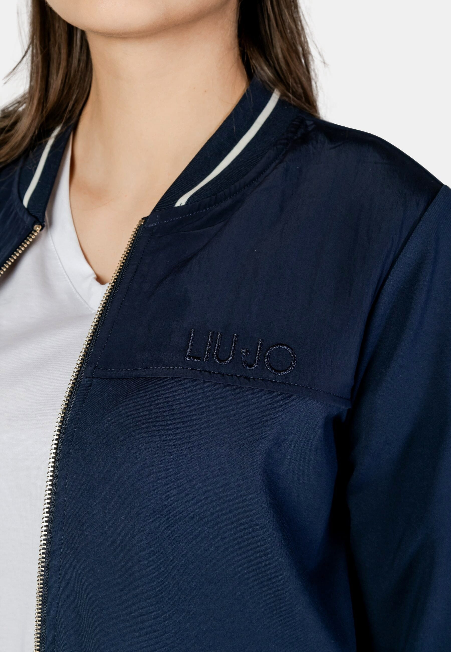 Felpa Aperta Tinta Unita Liu Jo