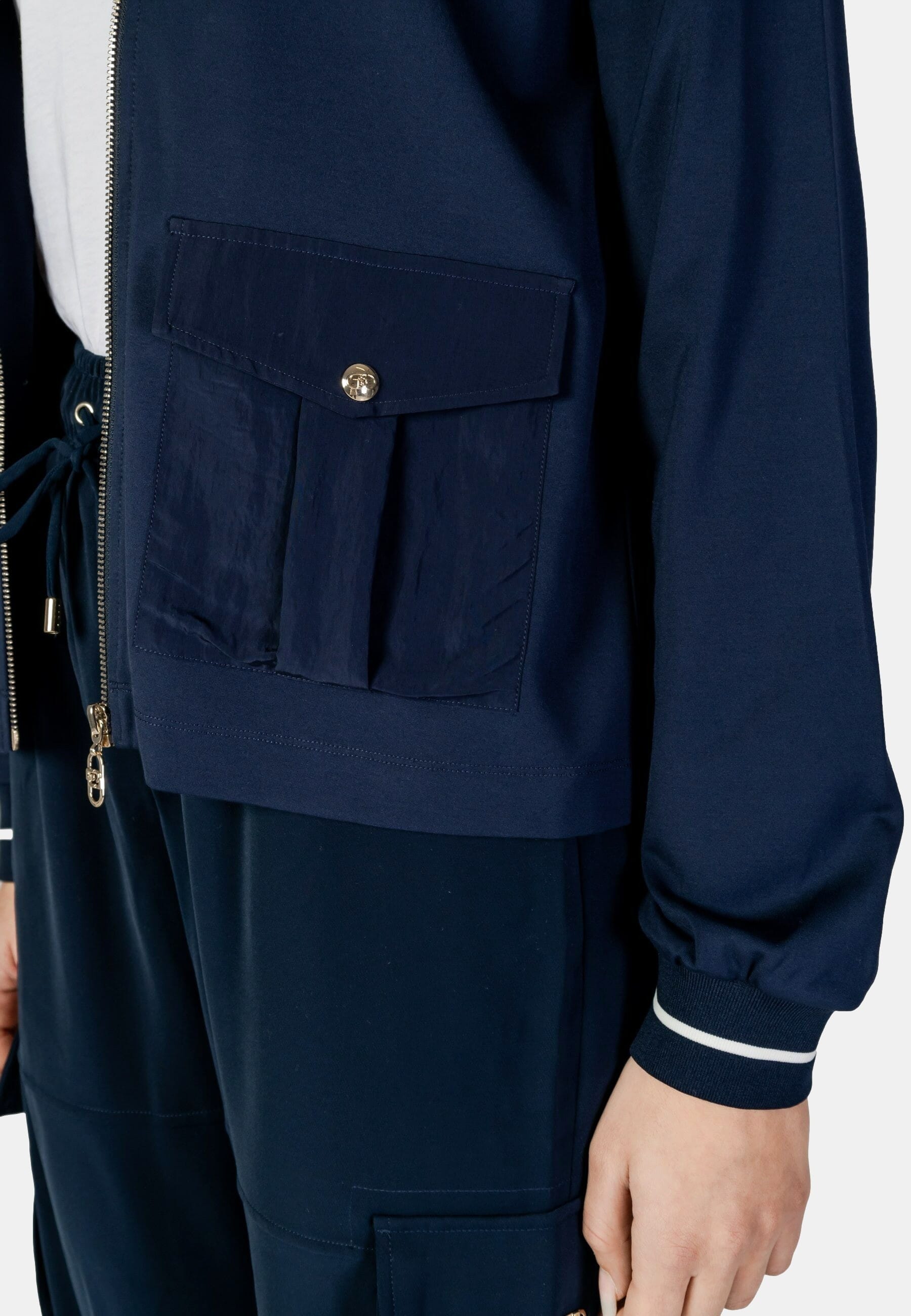 Felpa Aperta Tinta Unita Liu Jo