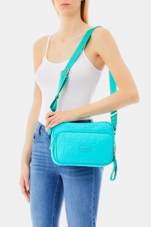 Borsa A Tracolla Con Logo Liu Jo