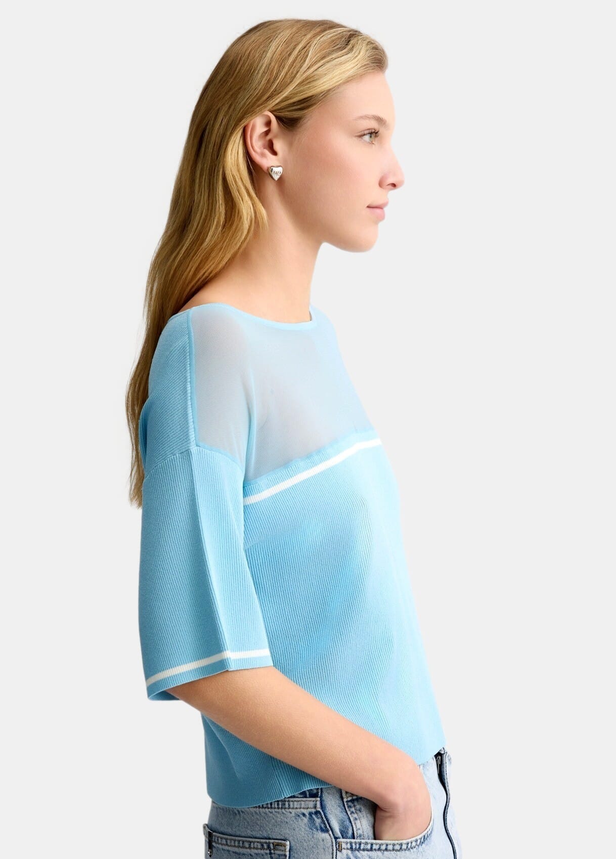 T-Shirt In Maglia Liu Jo