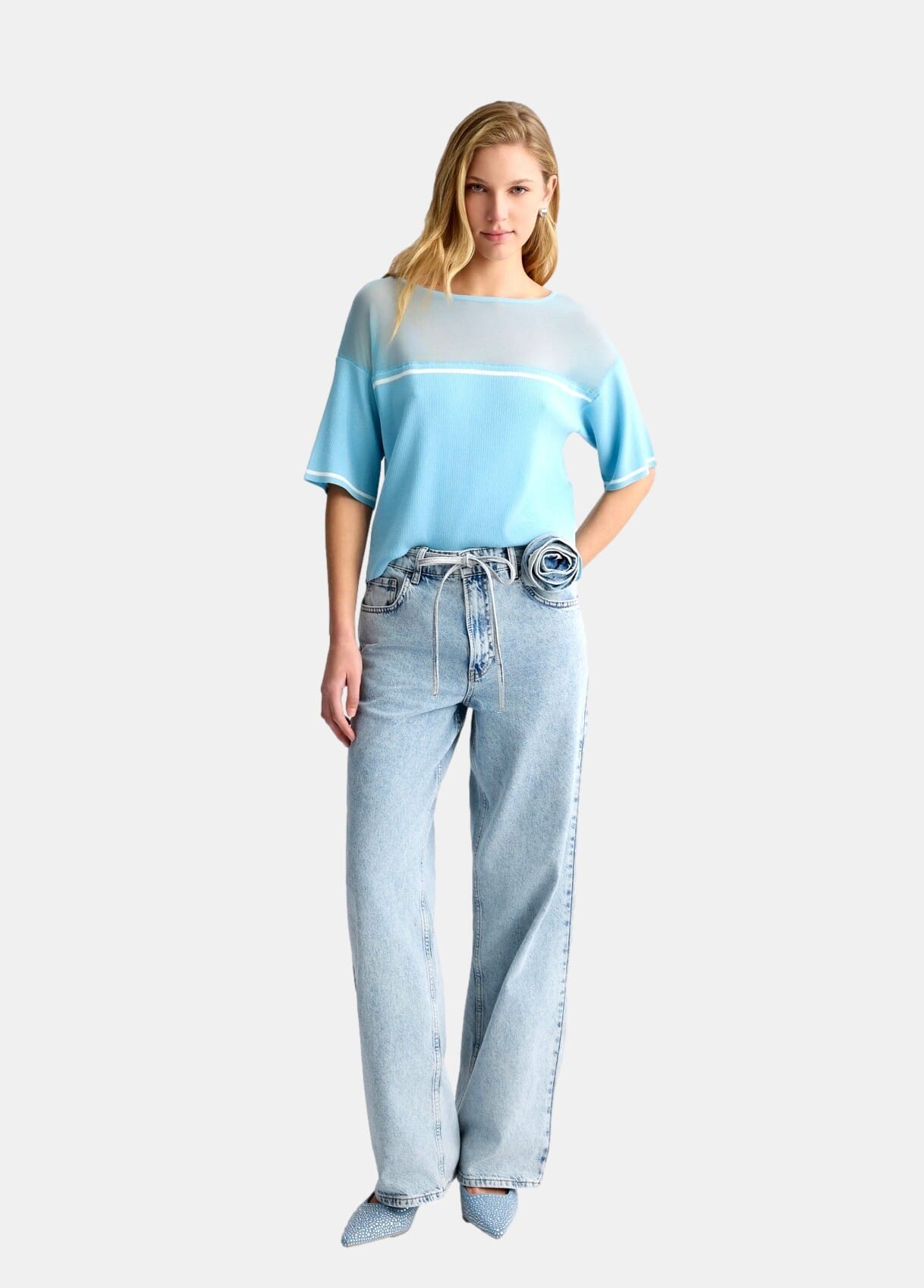 T-Shirt In Maglia Liu Jo