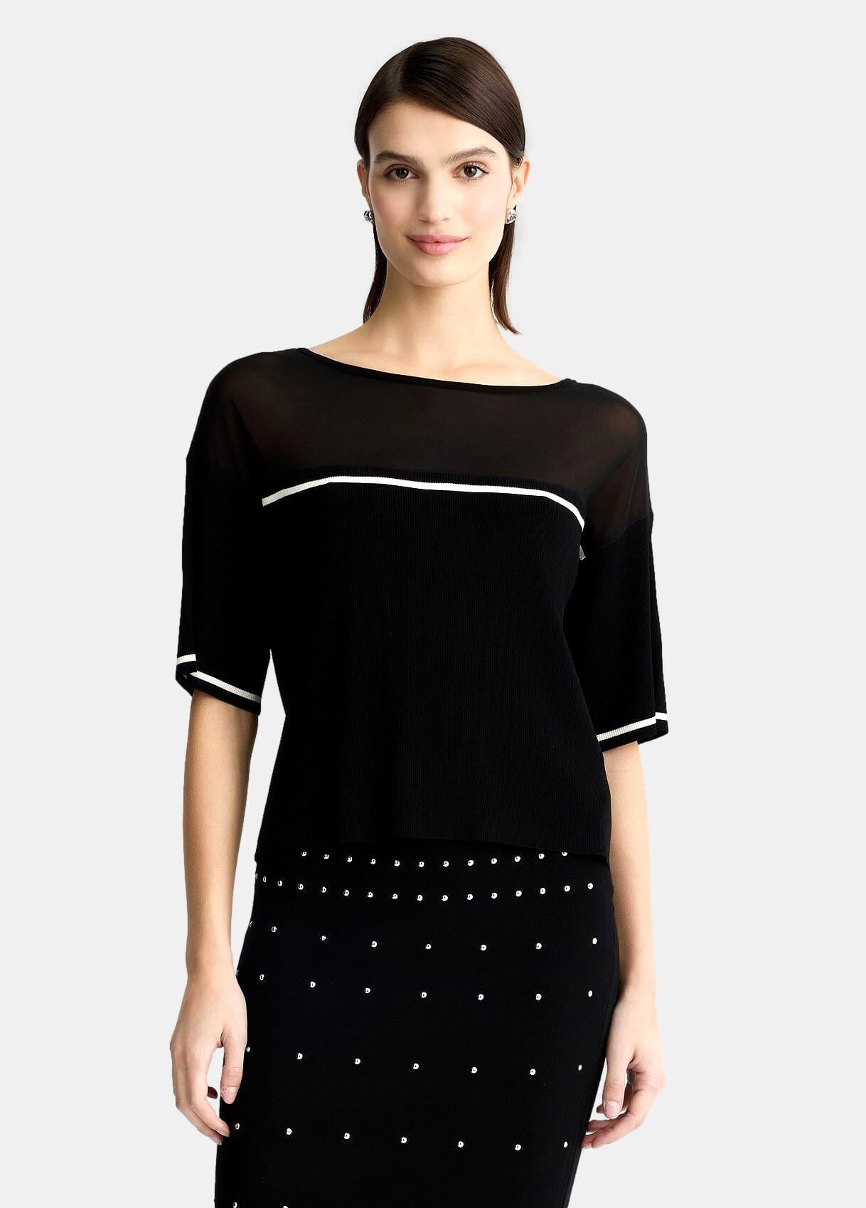 T-Shirt In Maglia Liu Jo