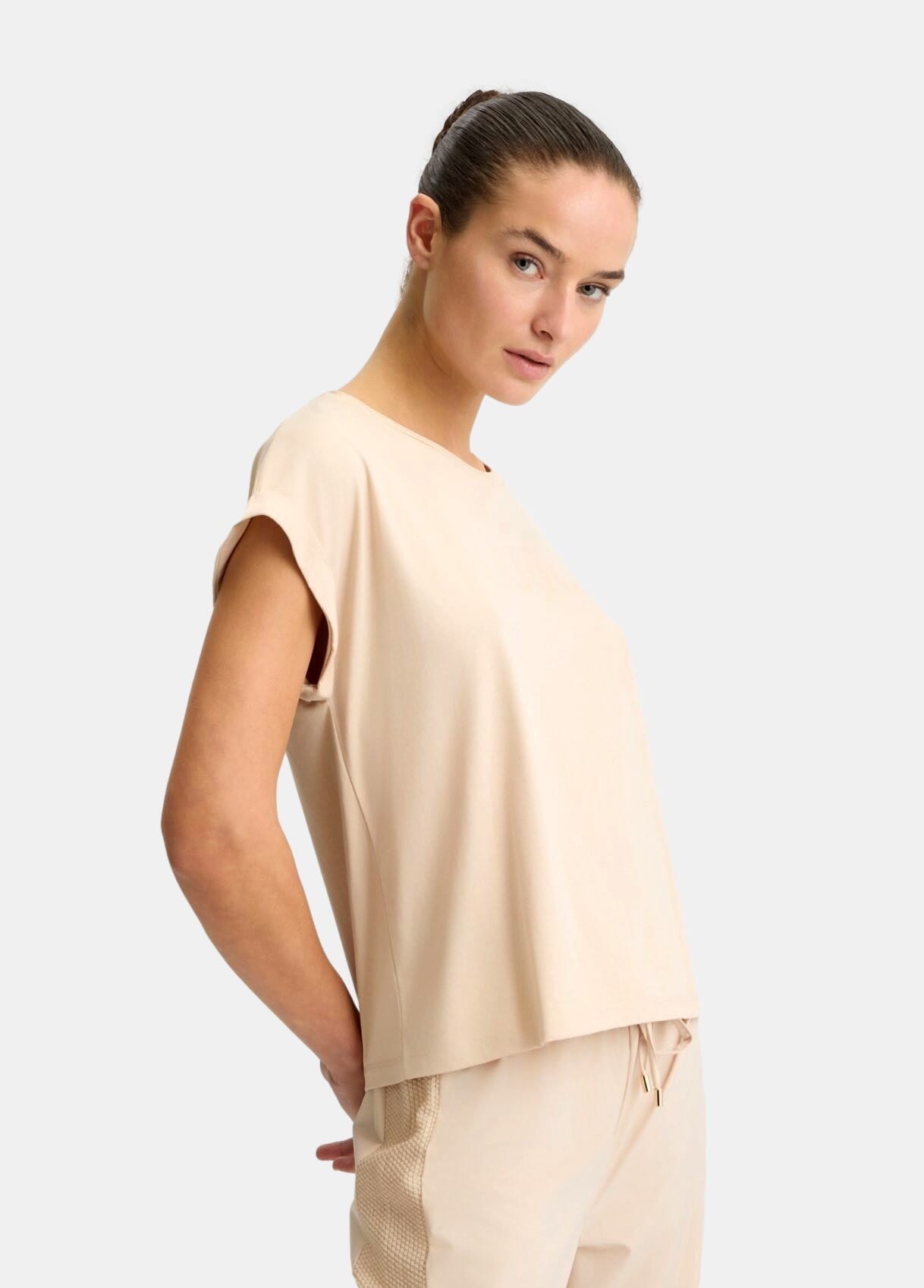 T-Shirt In Cotone Con Logo Liu Jo