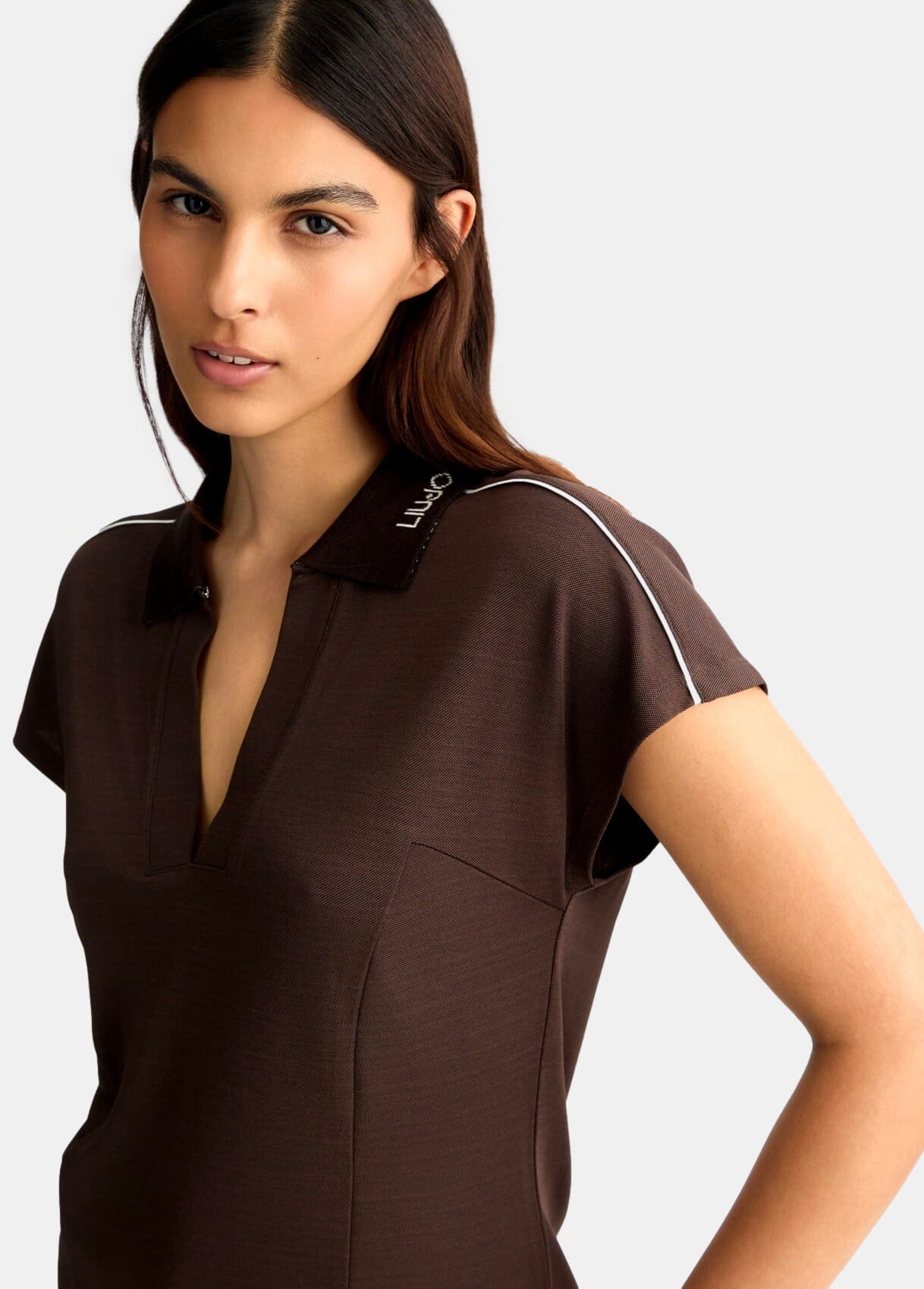 T-Shirt In Piquet Liu Jo