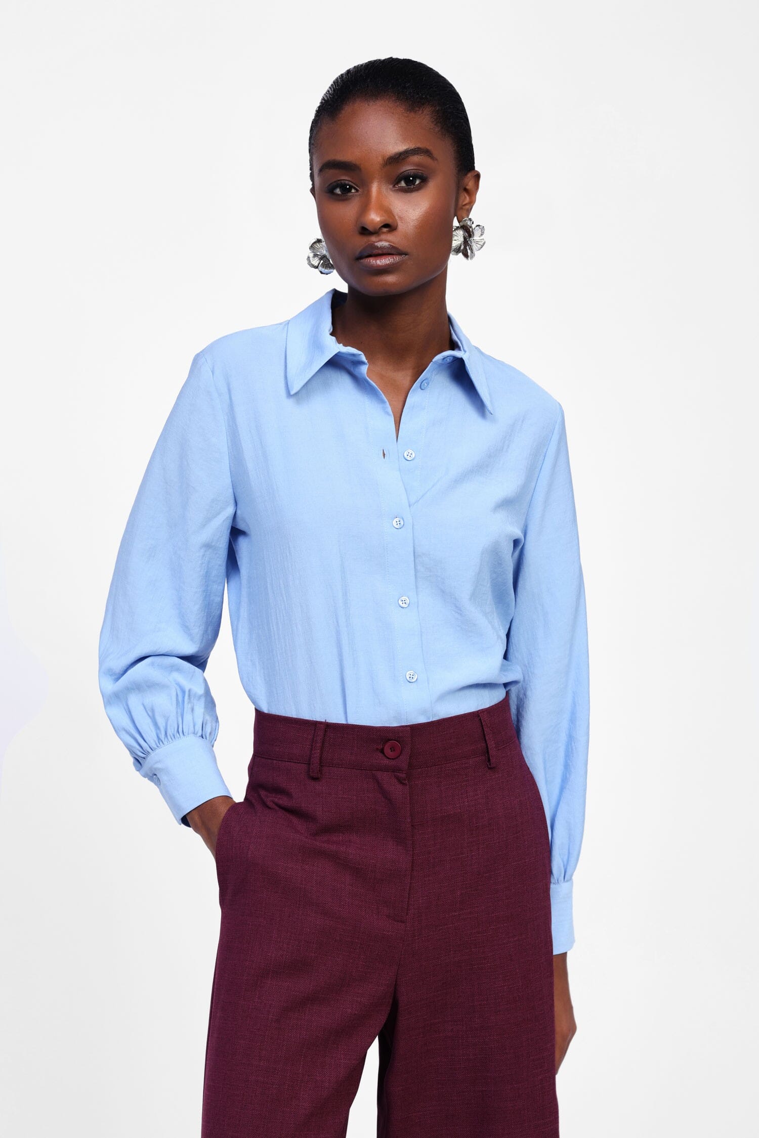 Camicia Classica Collo E Bottoni Dixie