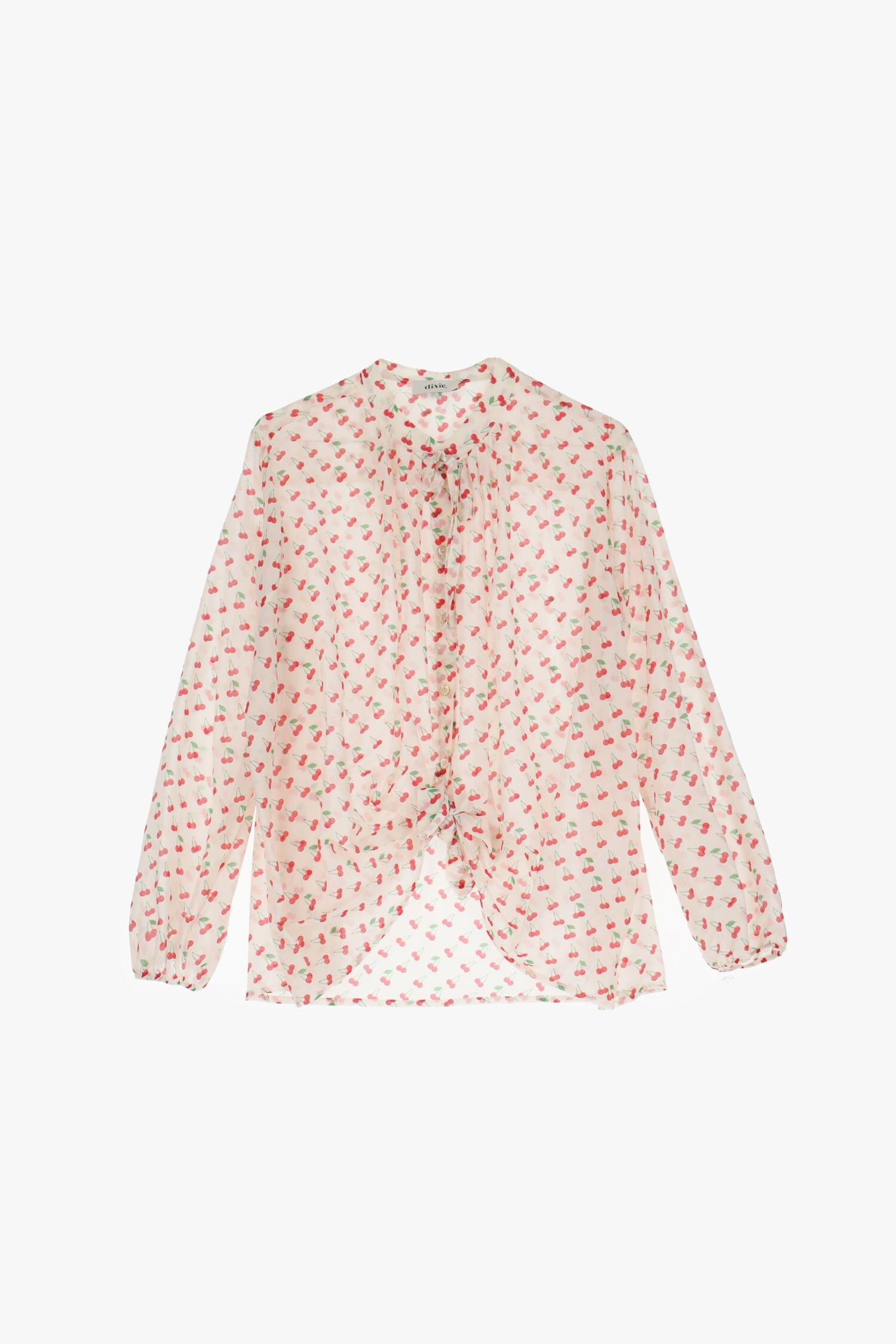 Dixie - Chemise à manches longues imprimée cerise