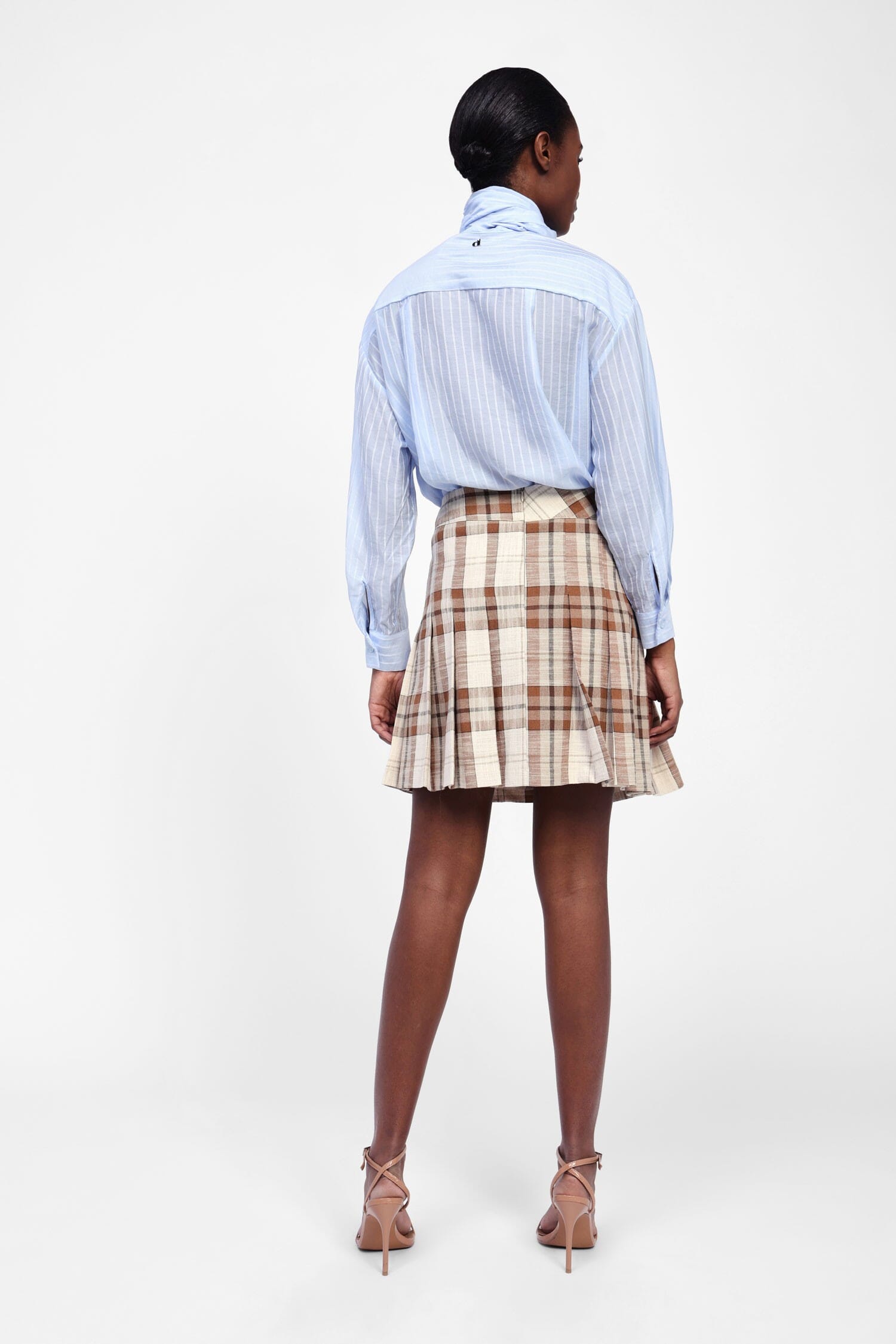 Gonna Corta Con Motivi E Fibbie Dixie