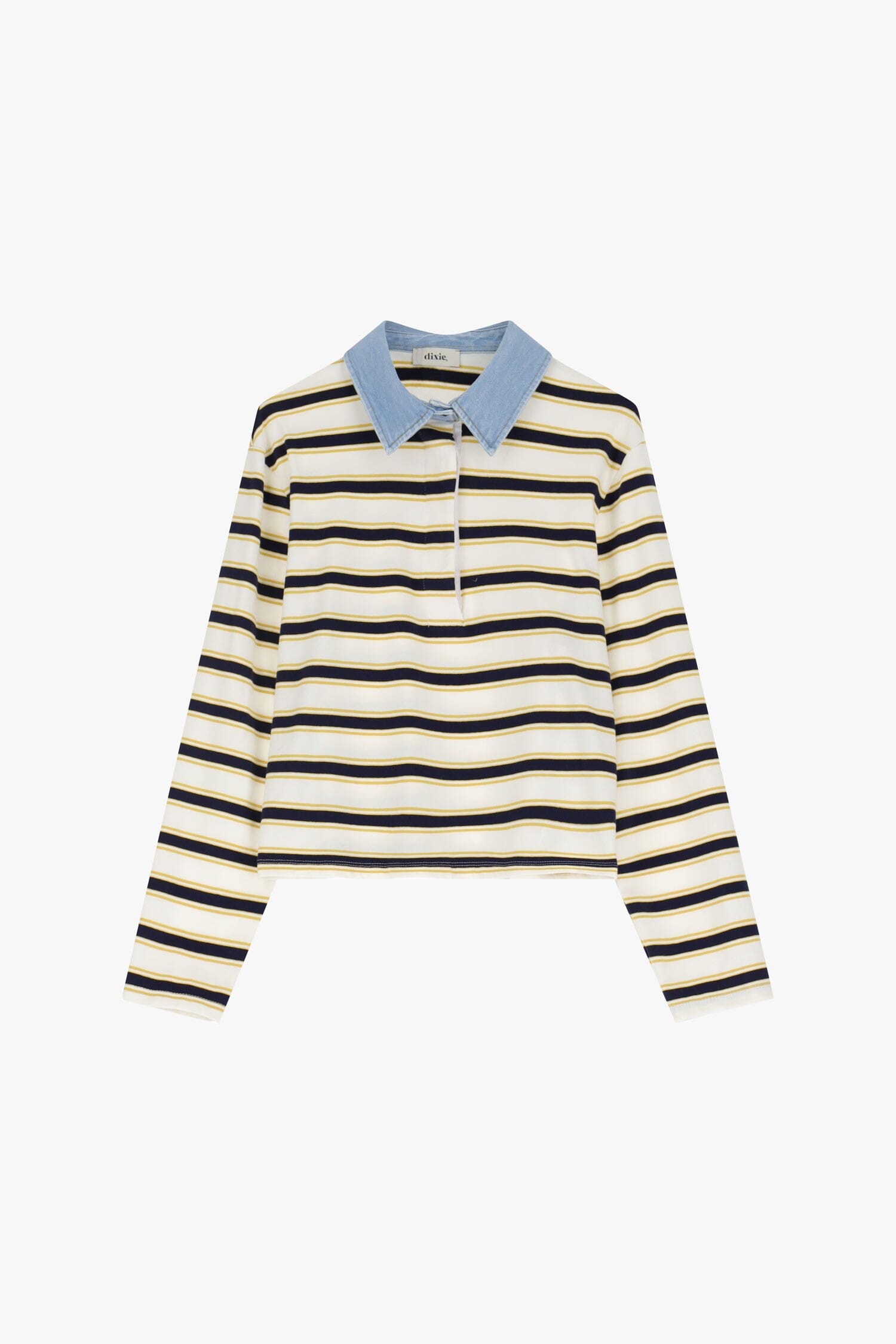 Dixie Polo Neck Striped Sweater