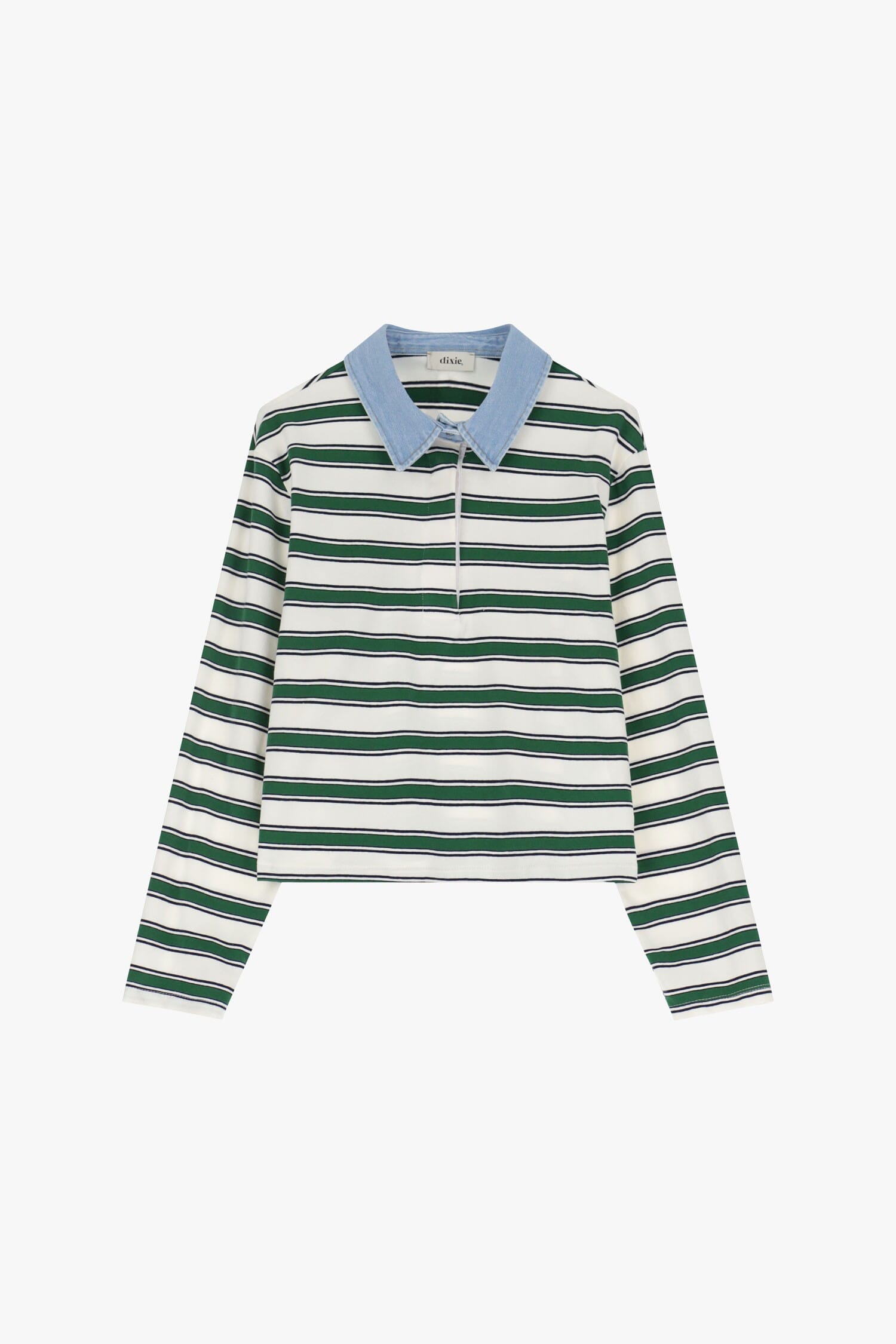 Dixie Polo Neck Striped Sweater