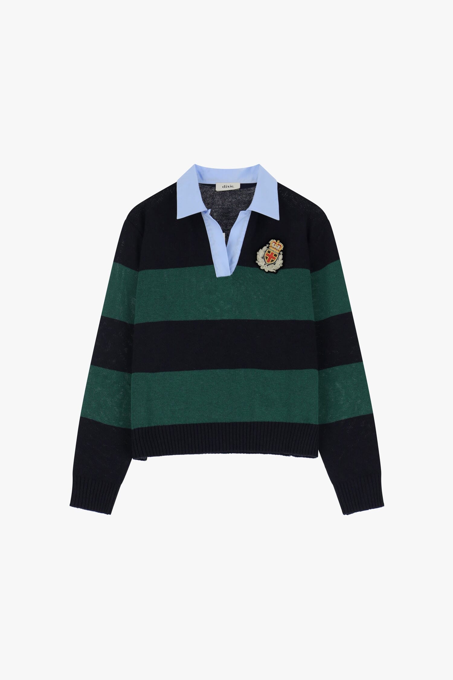 Maglione A Righe Con Colletto Dixie