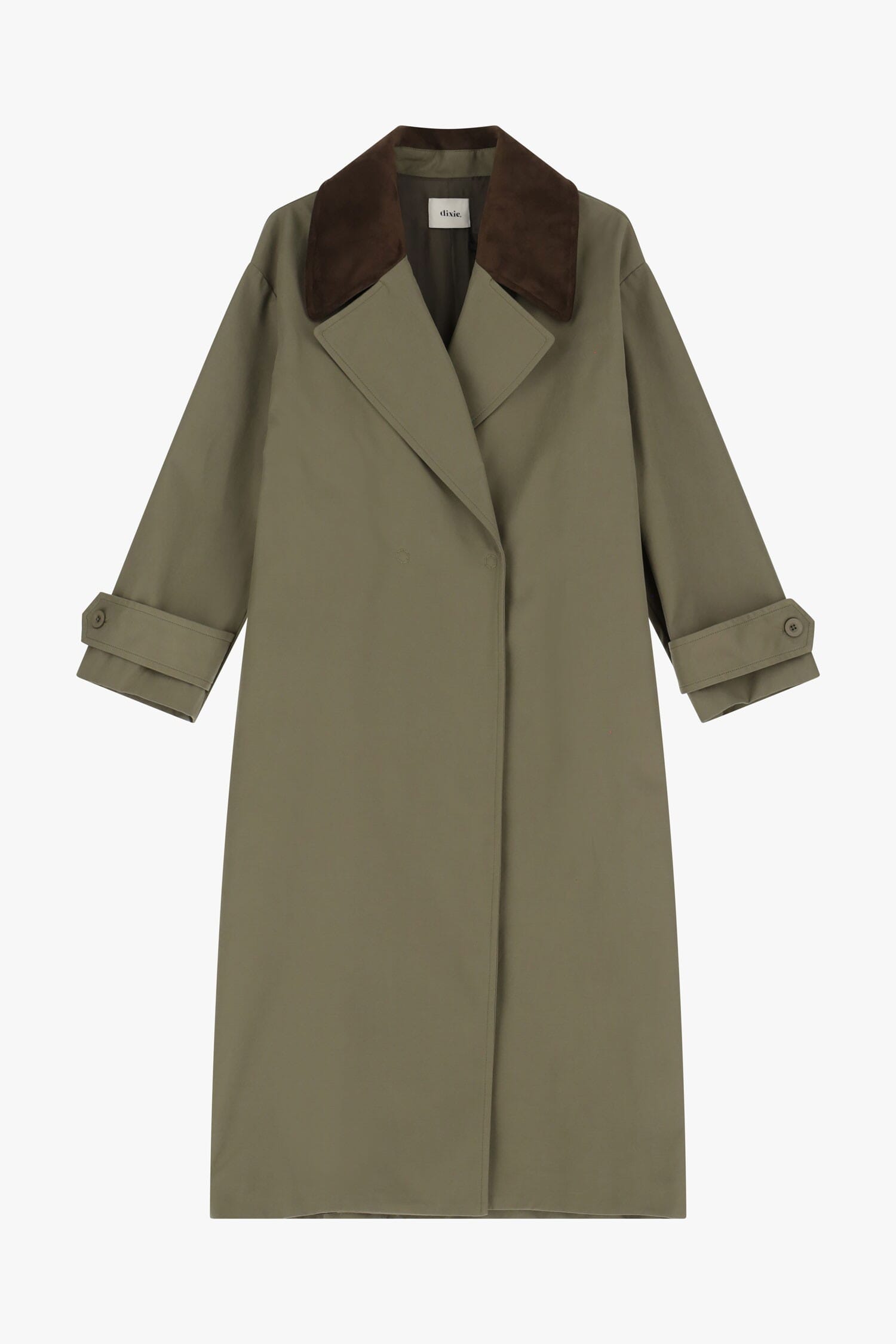 Trench Con Colletto A Contrasto Dixie