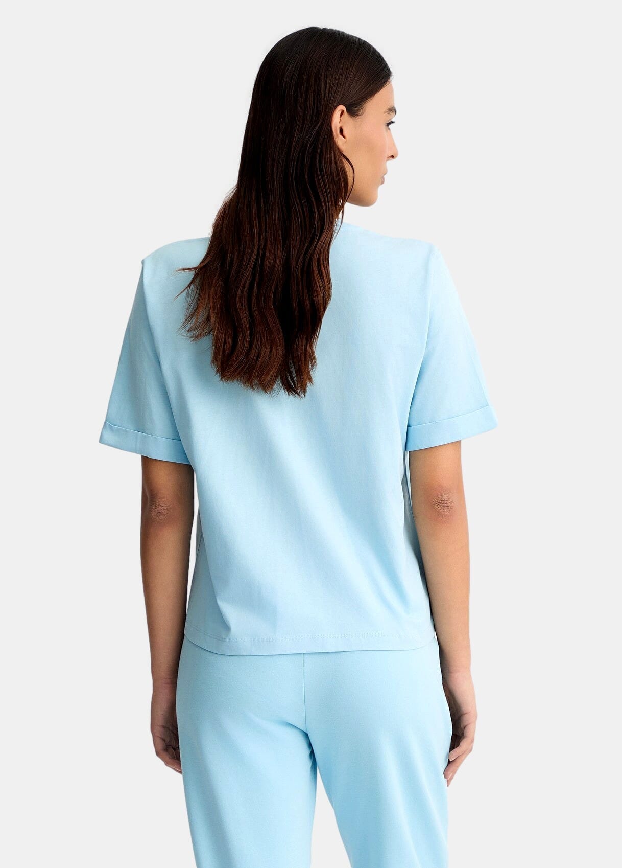 T-Shirt Con Logo E Strass Liu Jo