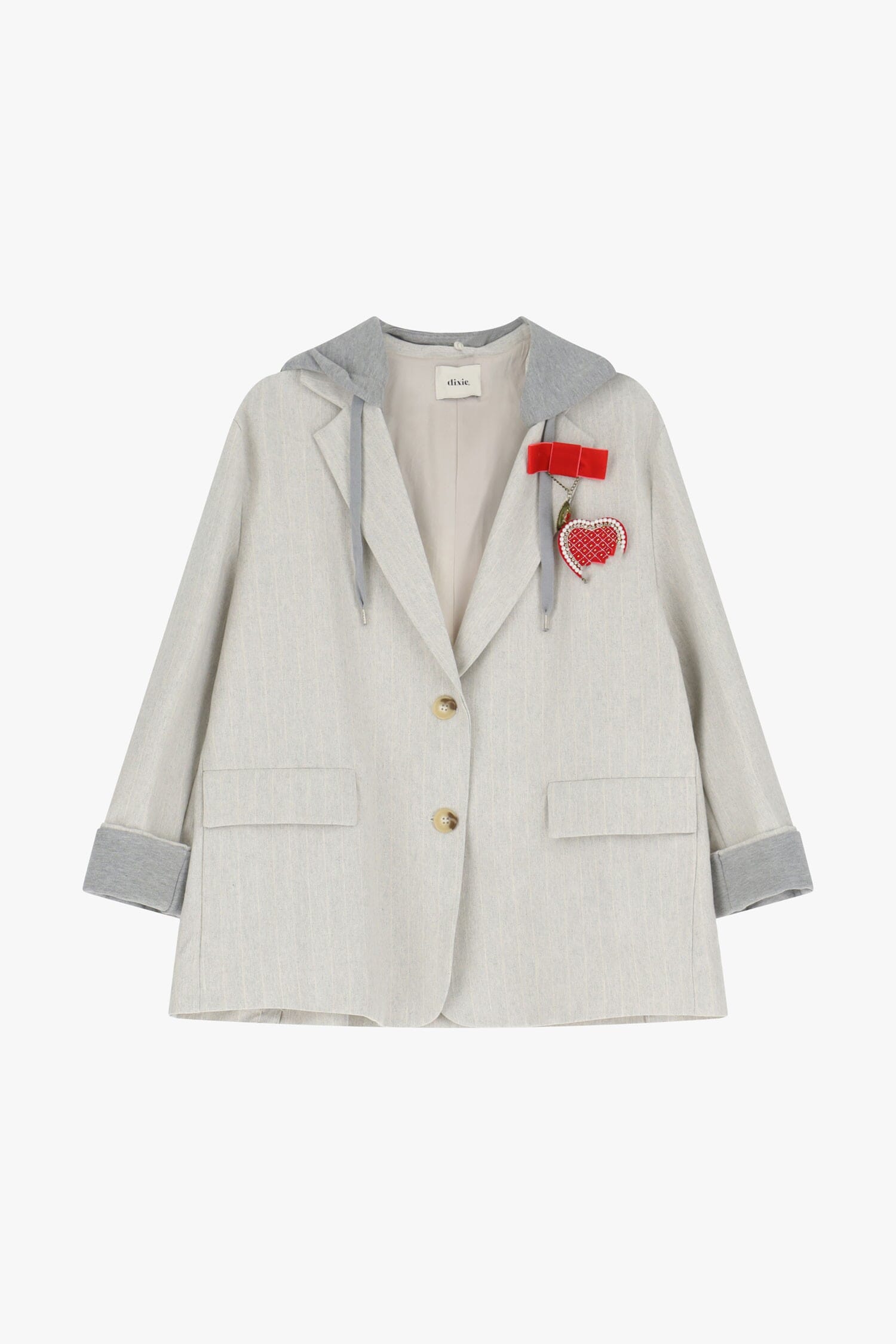 Hooded Blazer With Dixie Detail