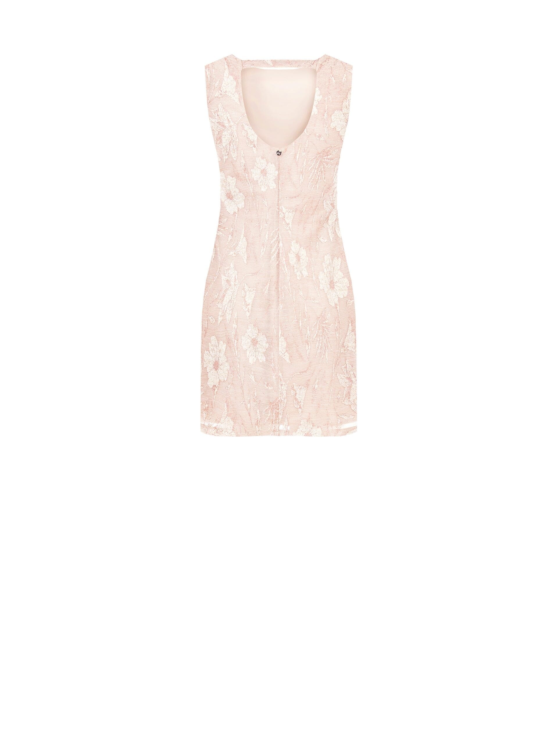 Abito Corto A Tubino In Misto Cotone Jacquard Con Lurex Rinascimento