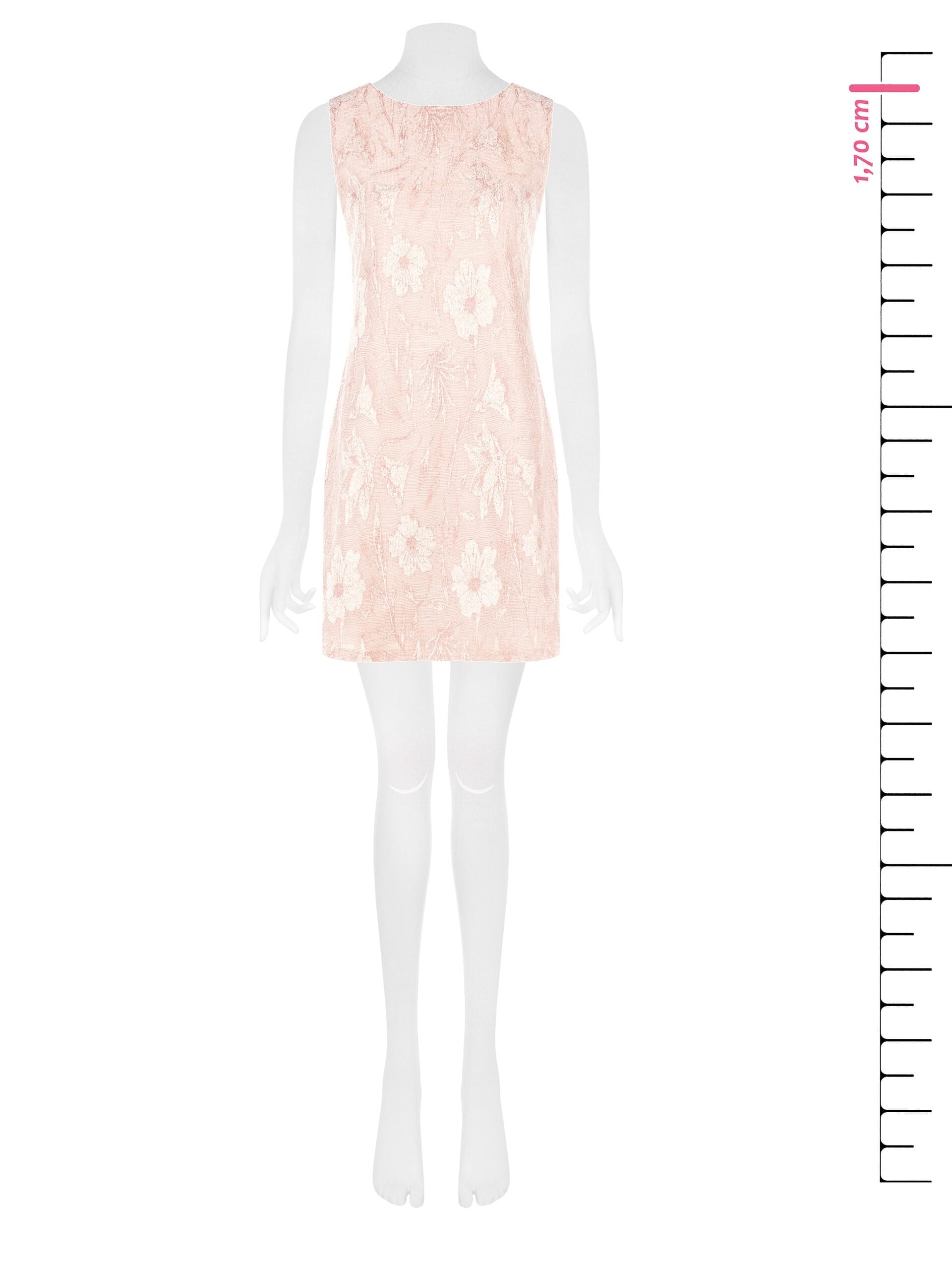 Abito Corto A Tubino In Misto Cotone Jacquard Con Lurex Rinascimento