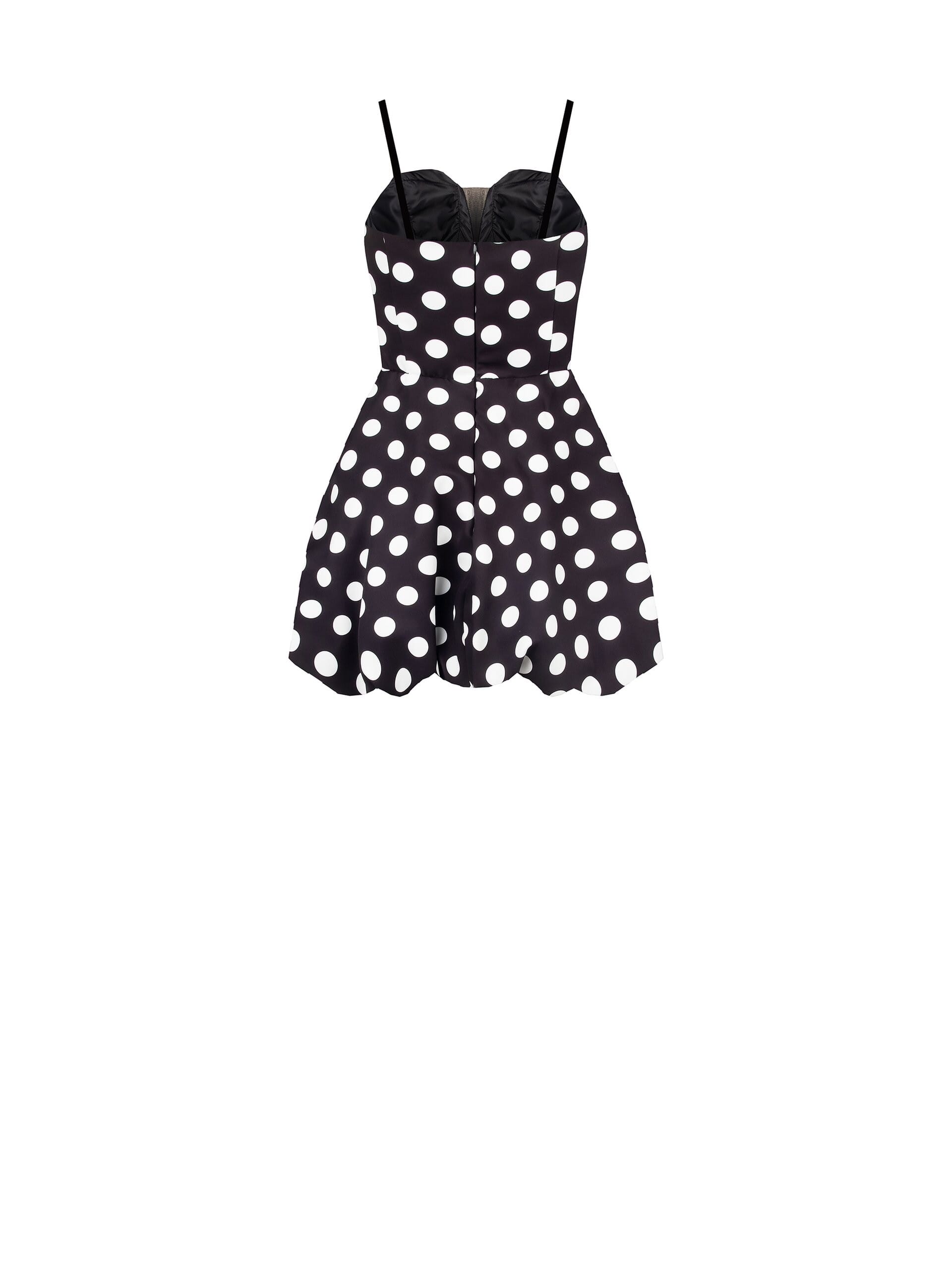 Abito Corto A Palloncino A Pois Rinascimento