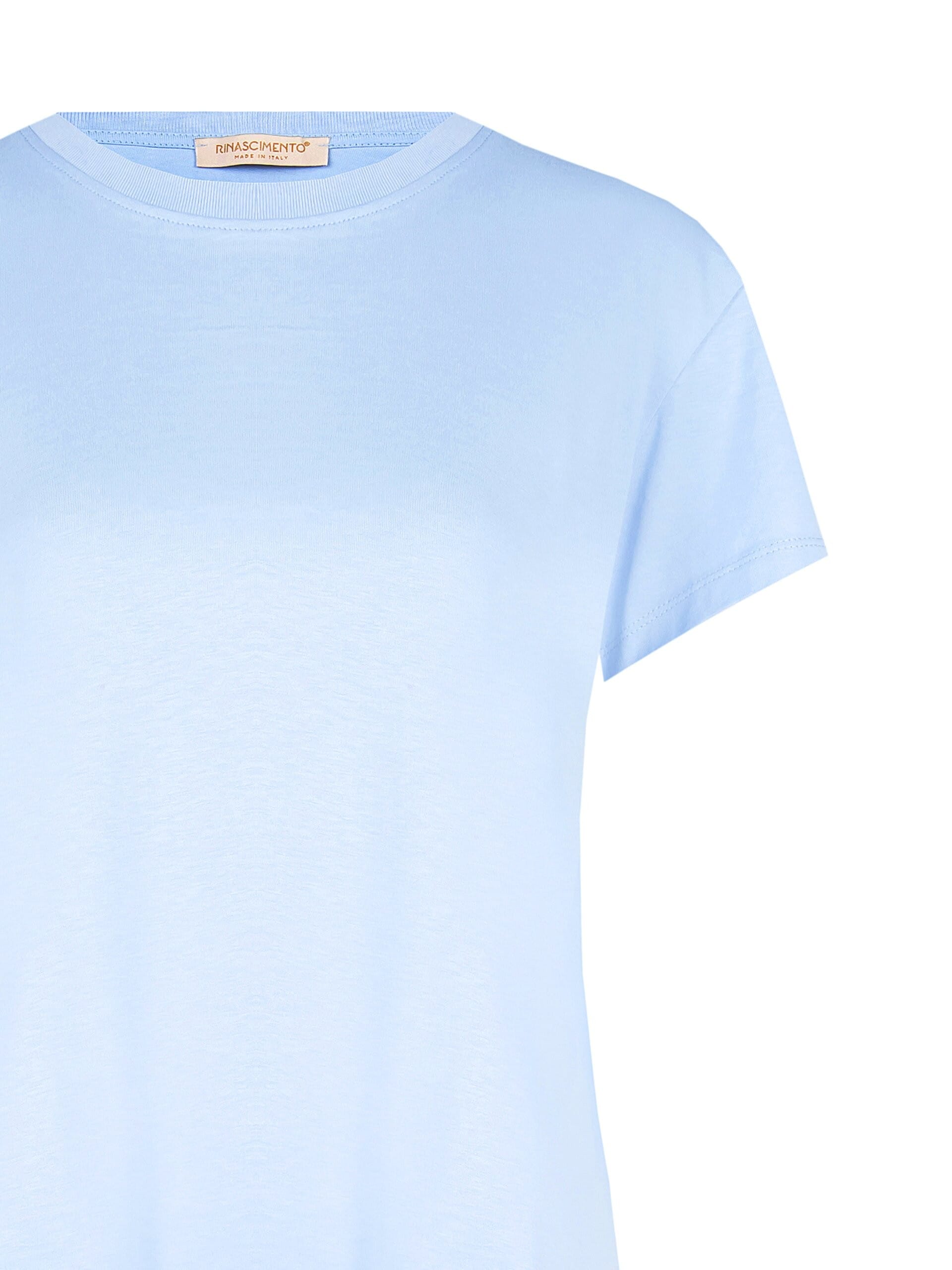 T-Shirt Regular In Cotone In Tinta Unita Rinascimento