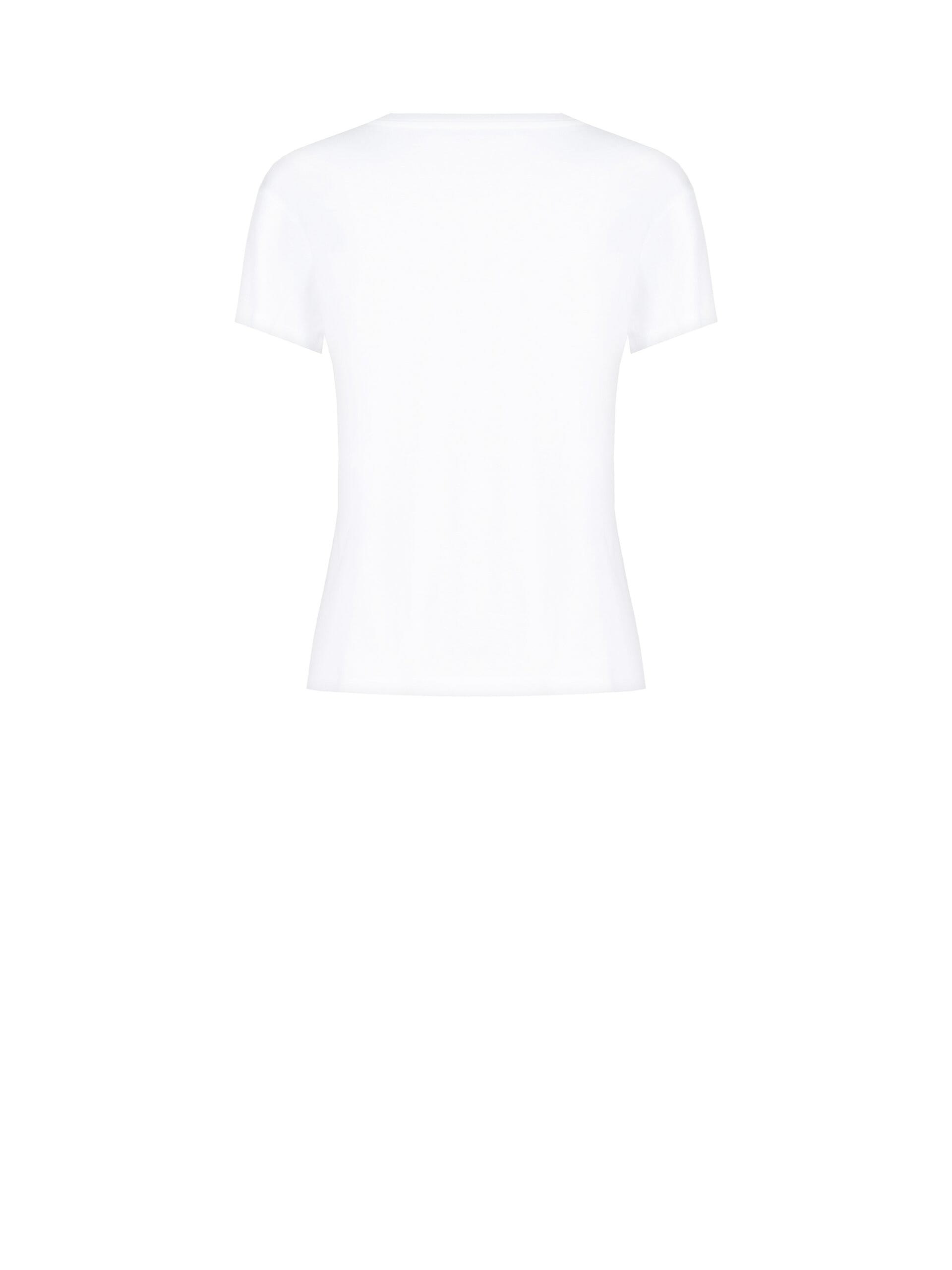 T-Shirt Regular In Cotone Con Stampa Slogan Rinascimento