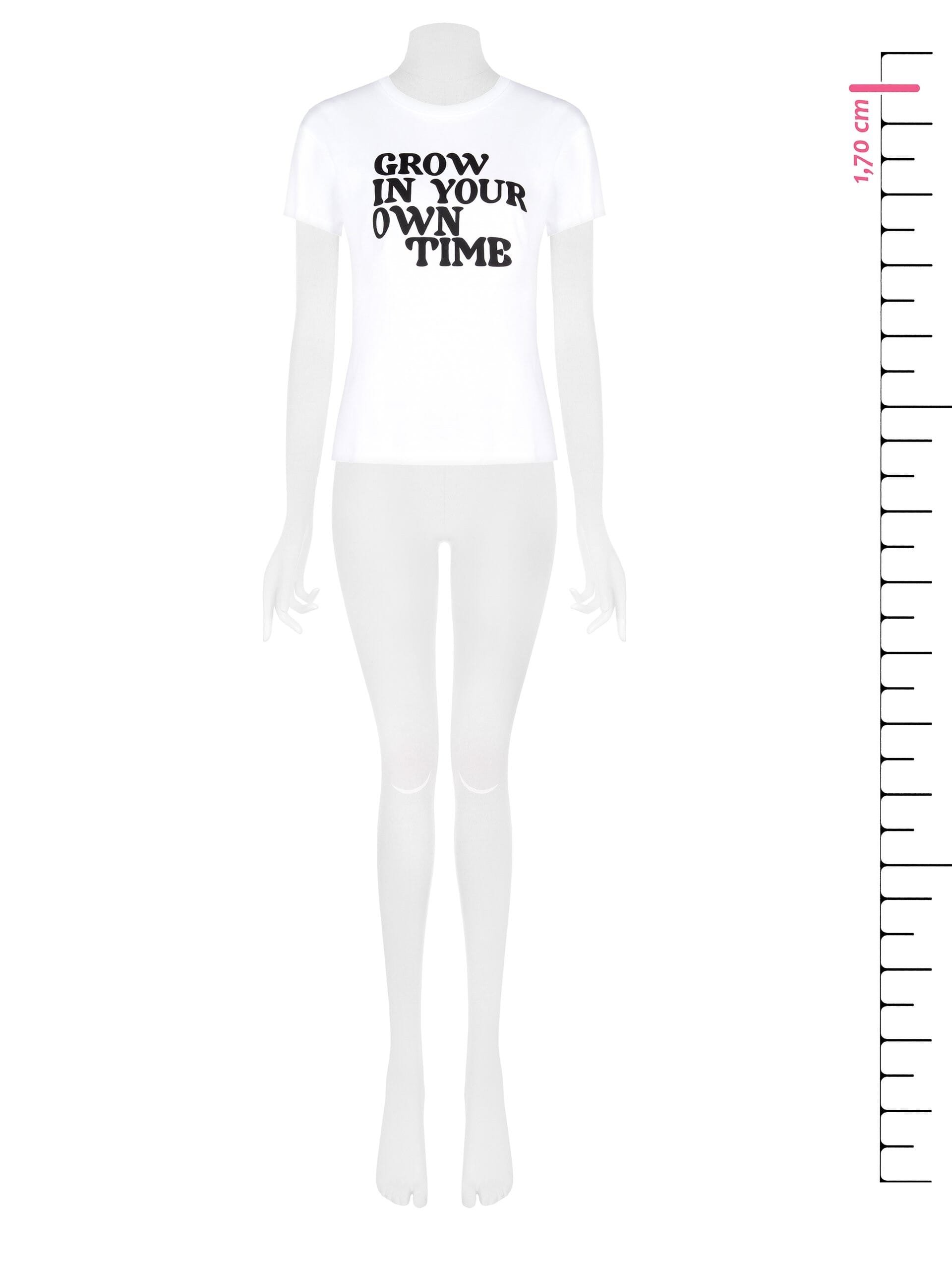 T-Shirt Regular In Cotone Con Stampa Slogan Rinascimento