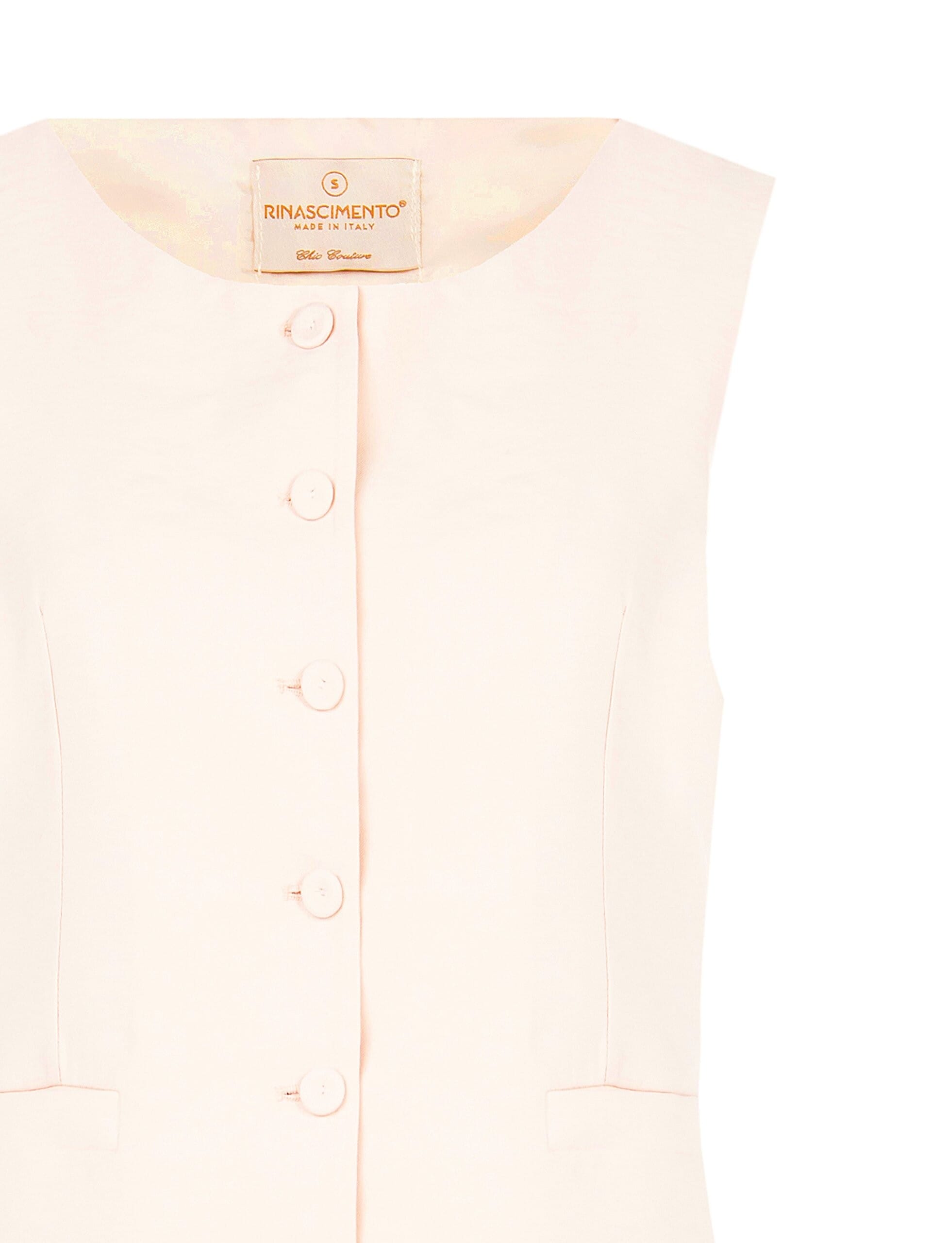 Gilet Over In Poliviscosa Effetto Leggermente Stropicciato Rinascimento