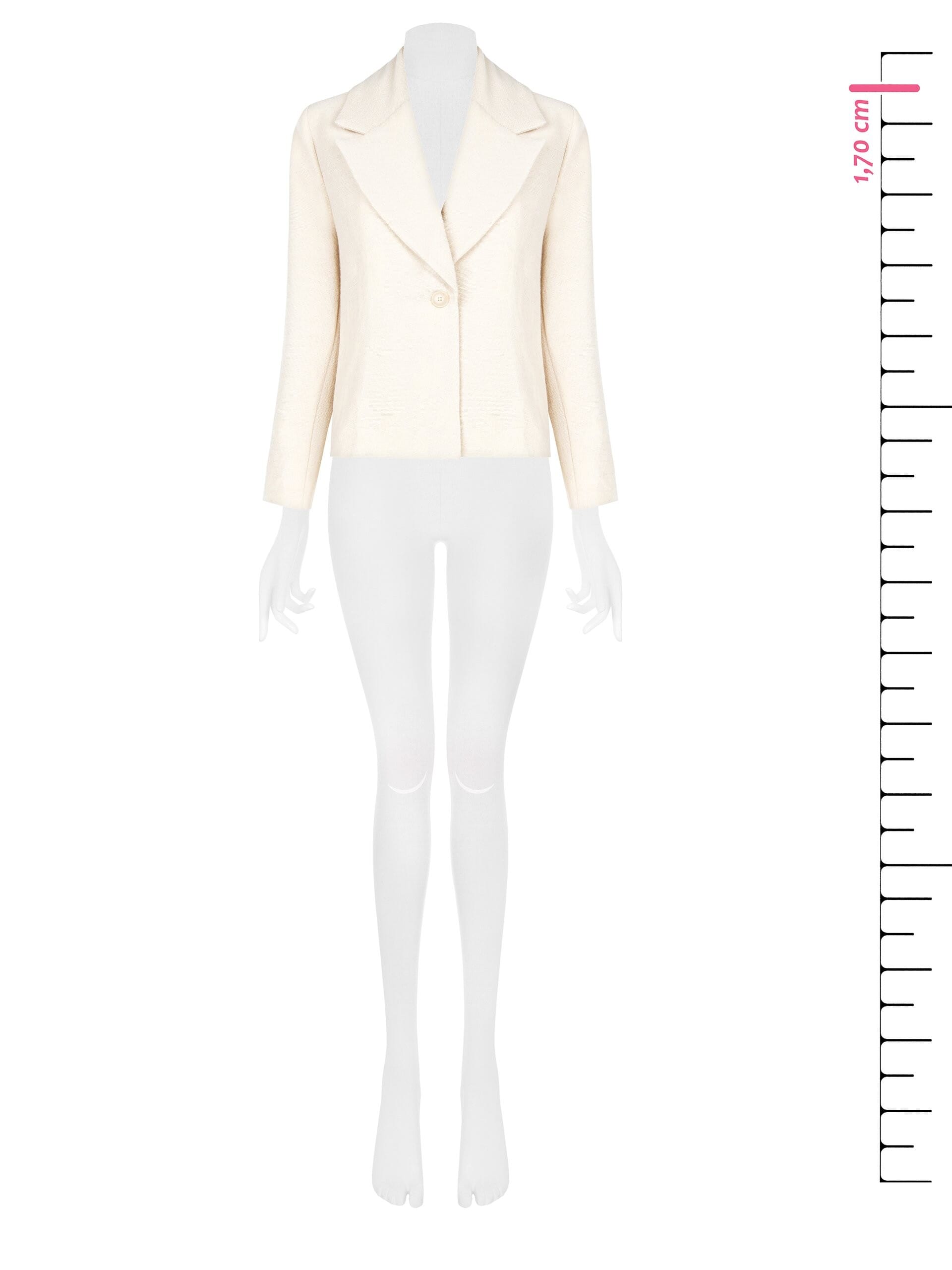 Giacca Over In Misto Cotone Jacquard Con Tasche Rinascimento