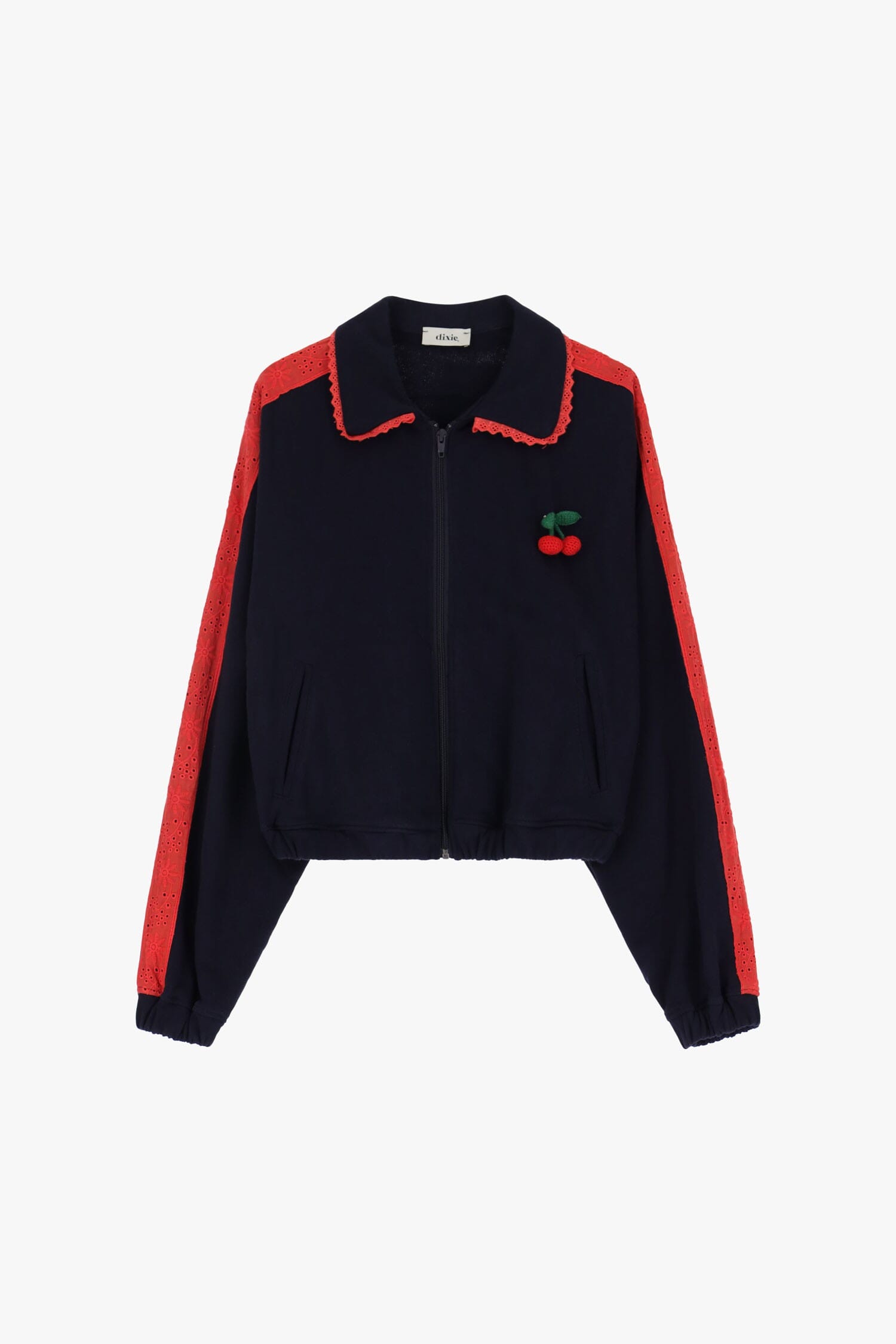 Giubbotto Con Colletto E Dettagli Ricamati Dixie