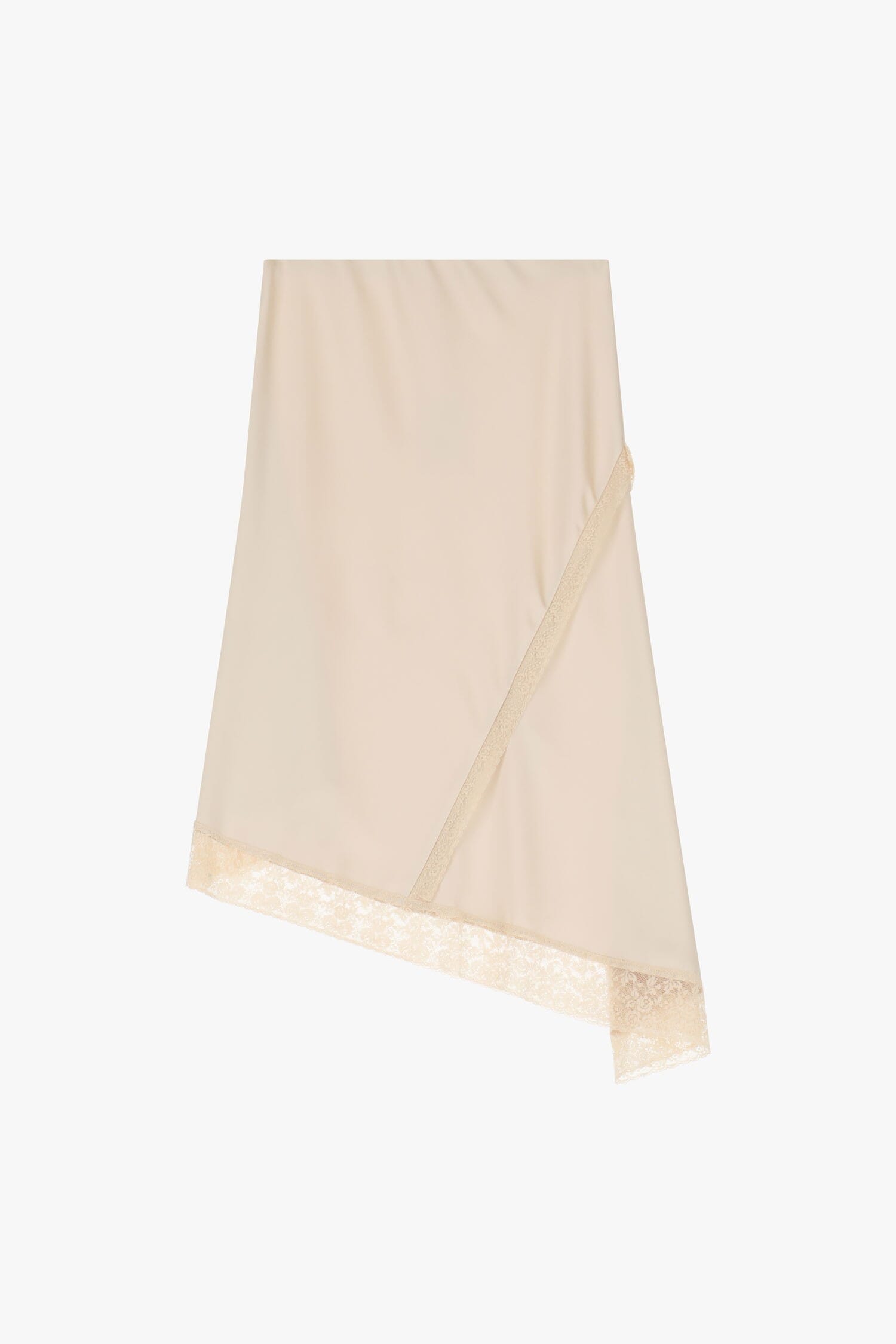 Gonna Asimmetrica Con Bordo In Pizzo Dixie