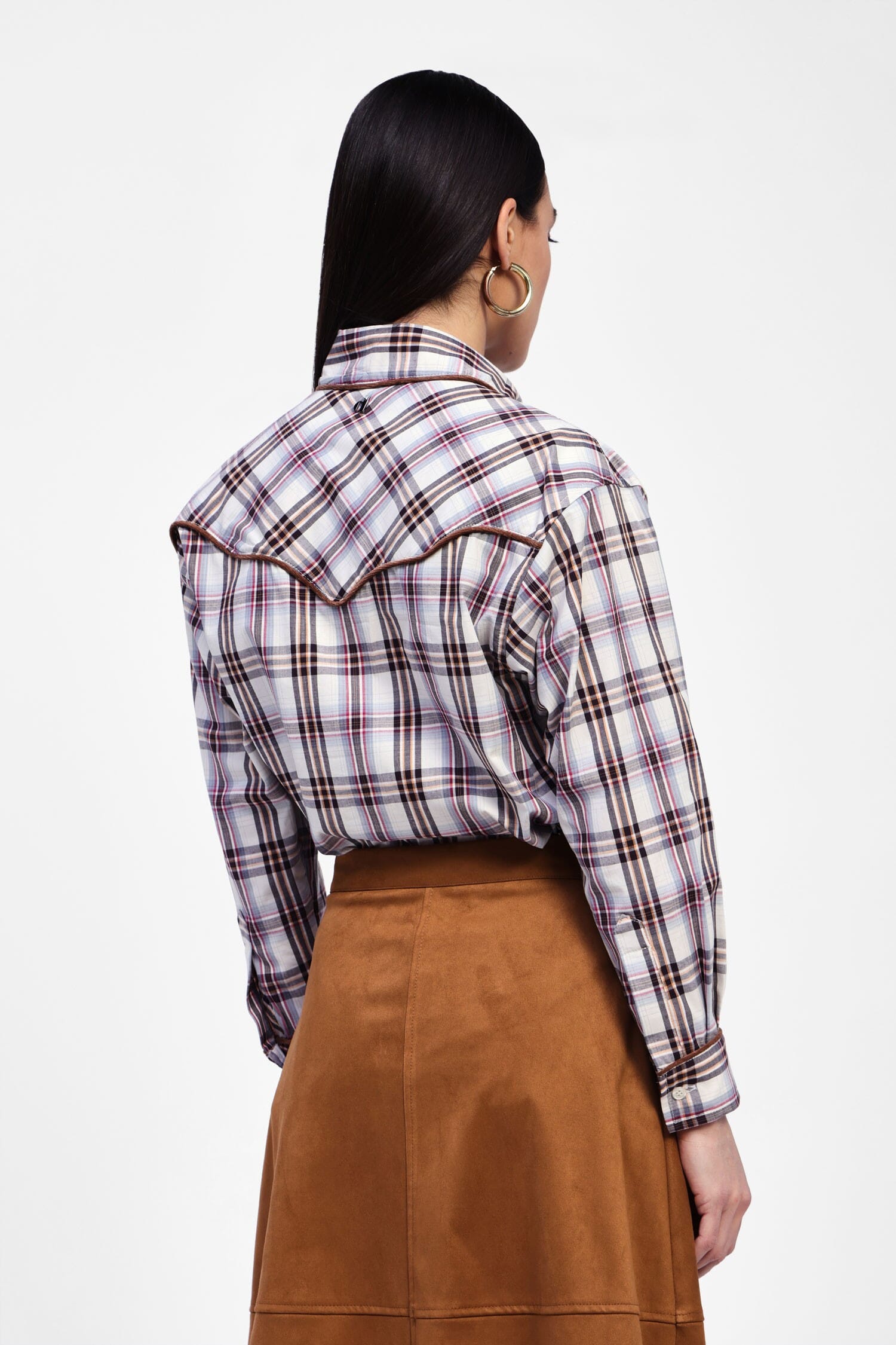 Camicia A Quadri Con Bottoni Dixie