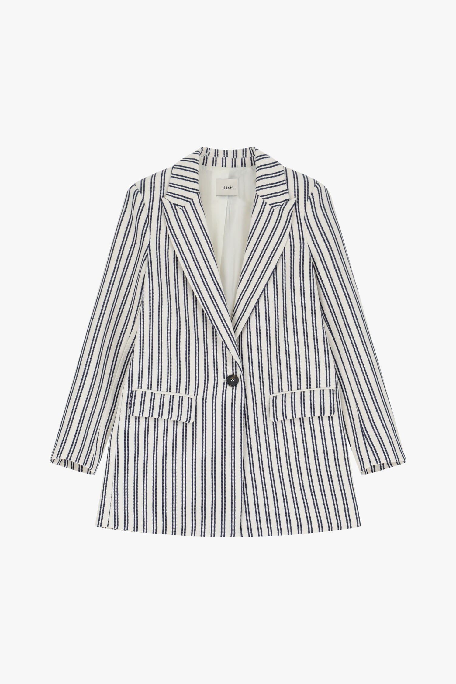 Blazer A Righe Con Tasche Dixie